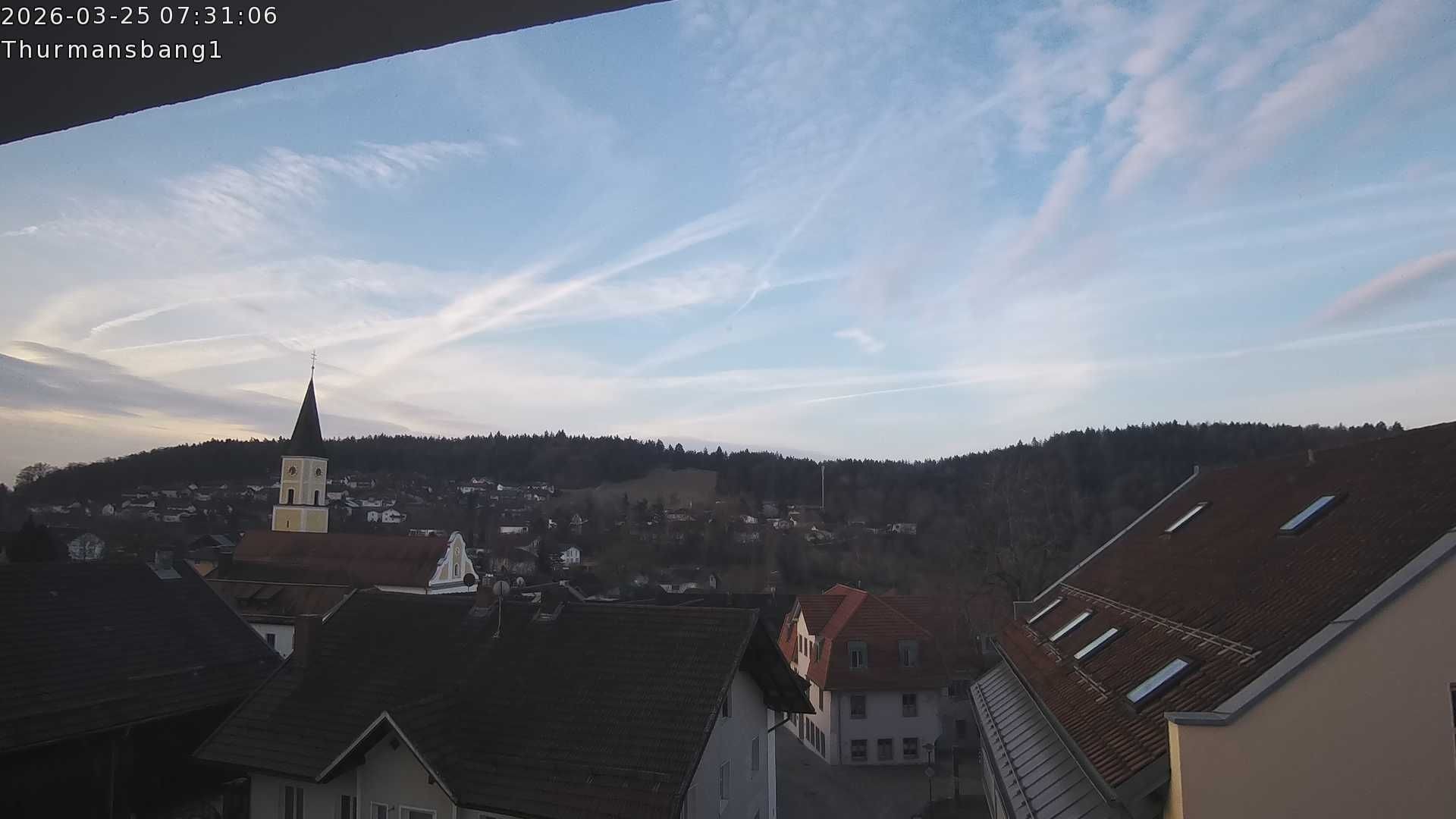 Archiv Foto Webcam Blick auf Thurmansbang im Bayerischen Wald
