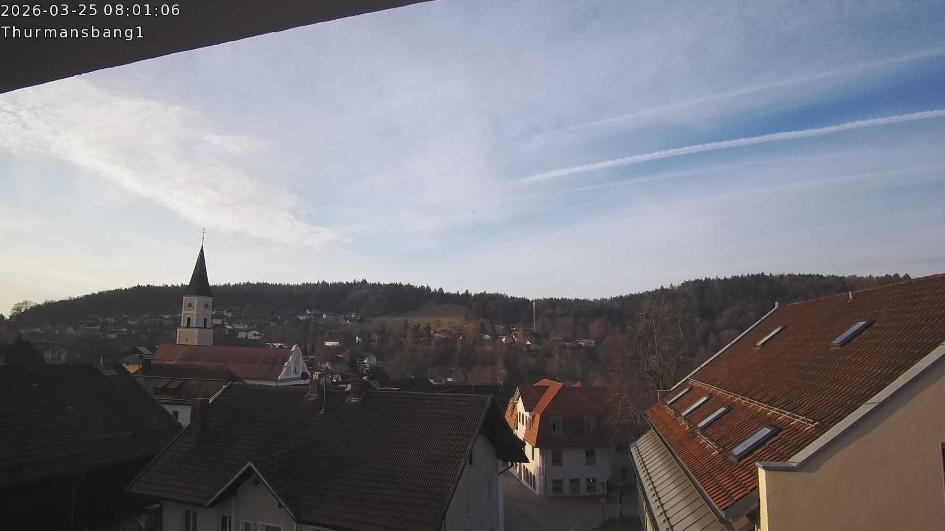 Archiv Foto Webcam Blick auf Thurmansbang im Bayerischen Wald