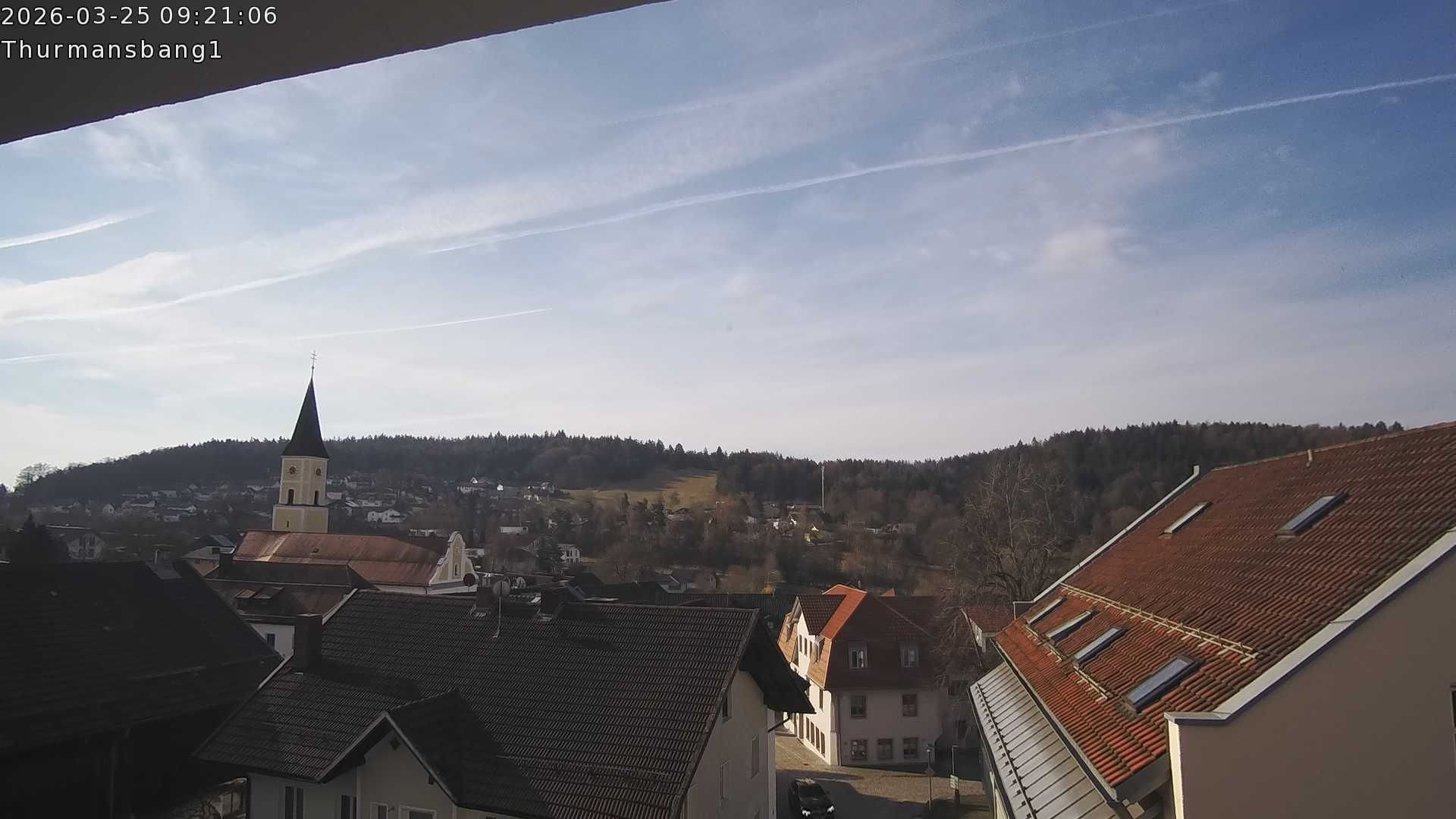 Archiv Foto Webcam Blick auf Thurmansbang im Bayerischen Wald