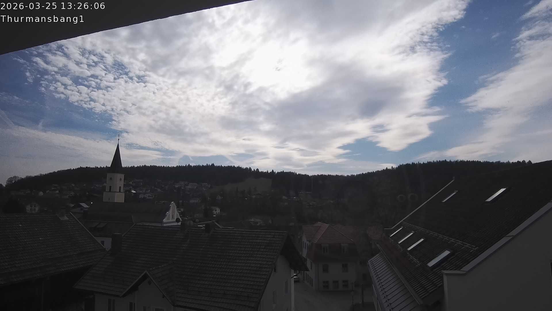 Archiv Foto Webcam Blick auf Thurmansbang im Bayerischen Wald