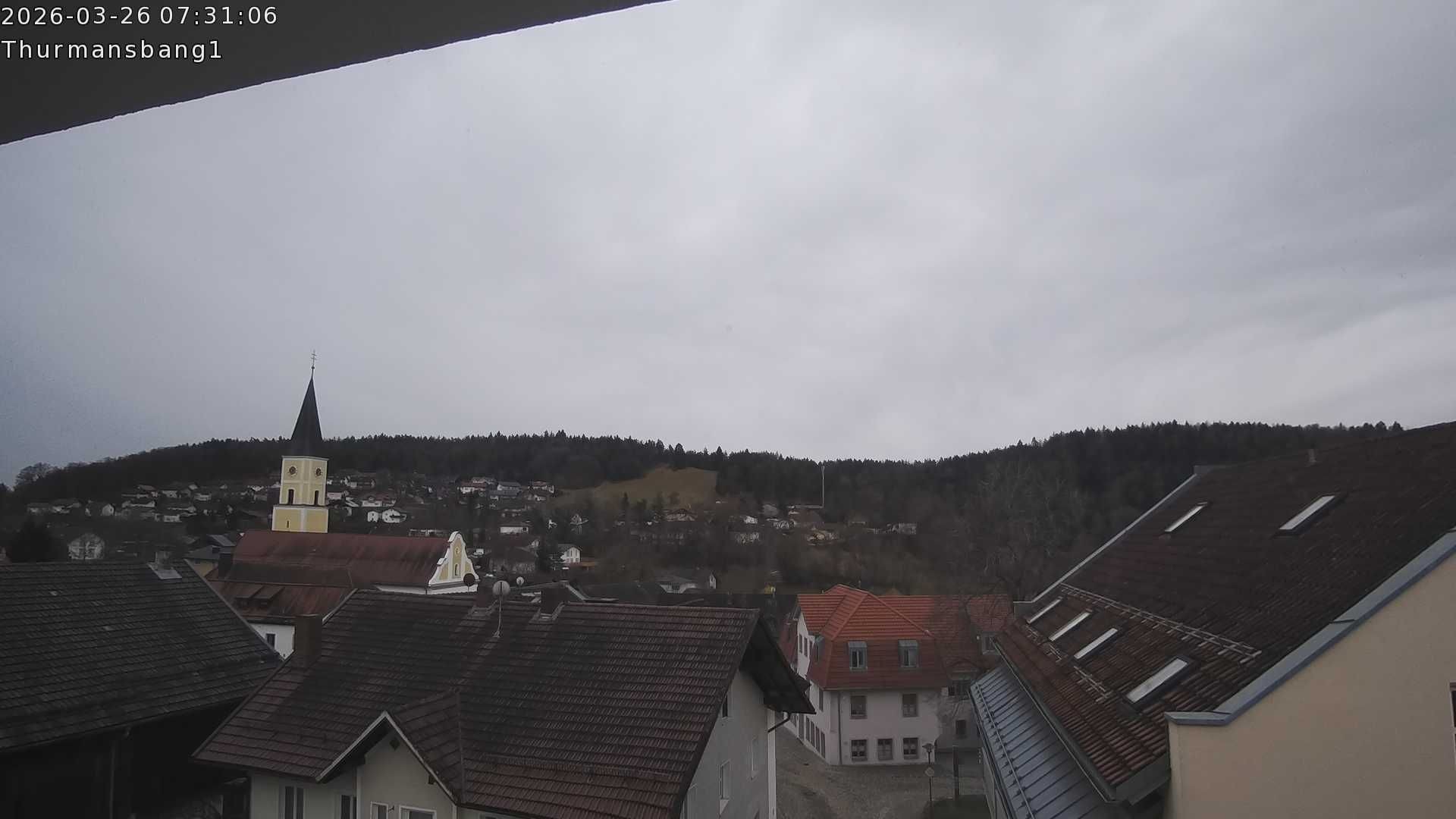 Archiv Foto Webcam Blick auf Thurmansbang im Bayerischen Wald