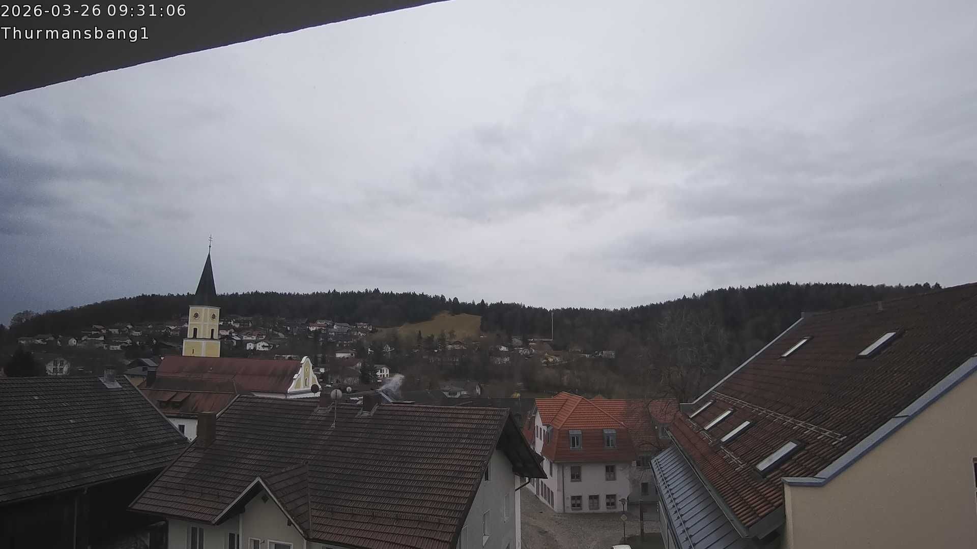 Archiv Foto Webcam Blick auf Thurmansbang im Bayerischen Wald