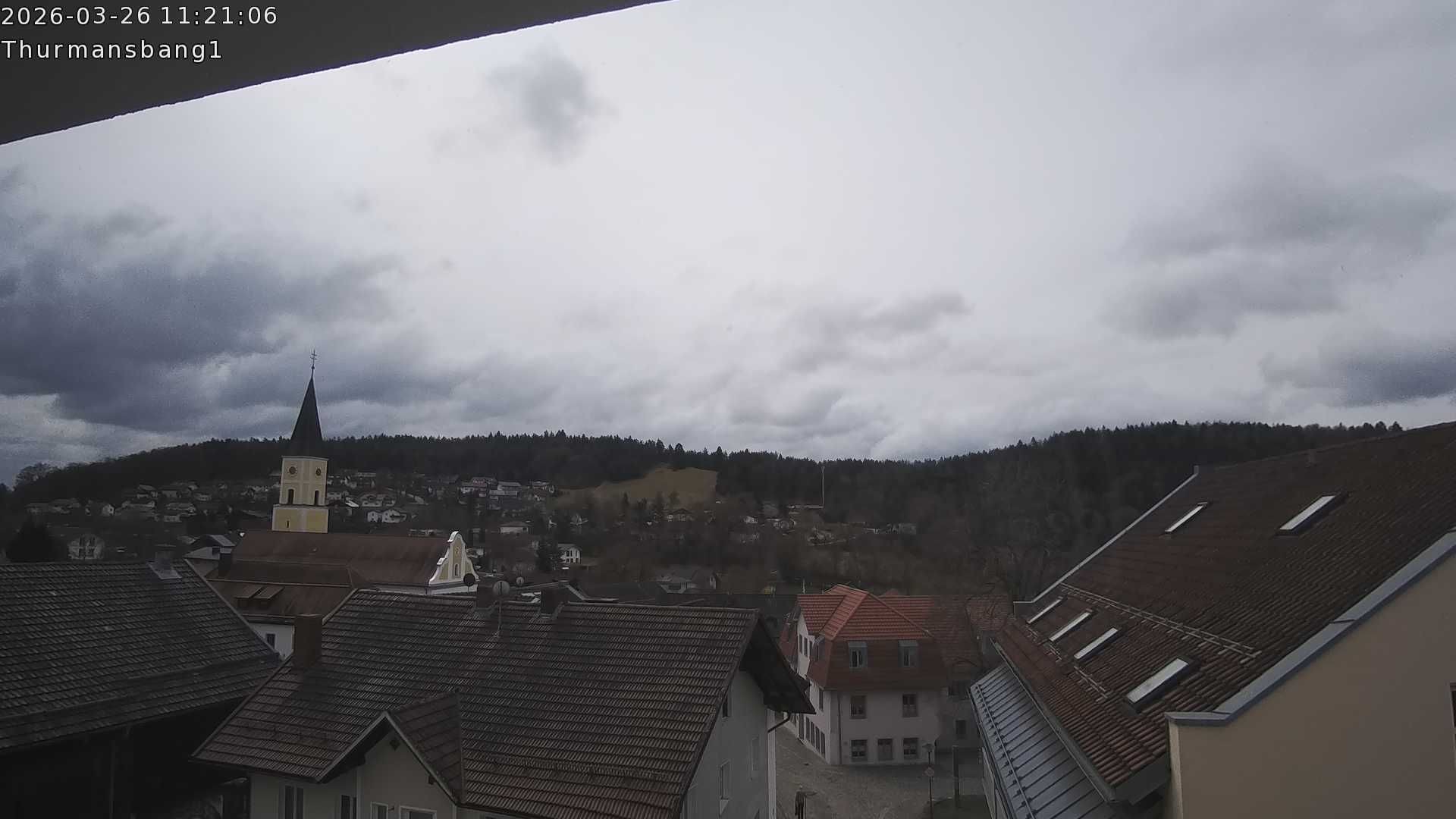 Archiv Foto Webcam Blick auf Thurmansbang im Bayerischen Wald