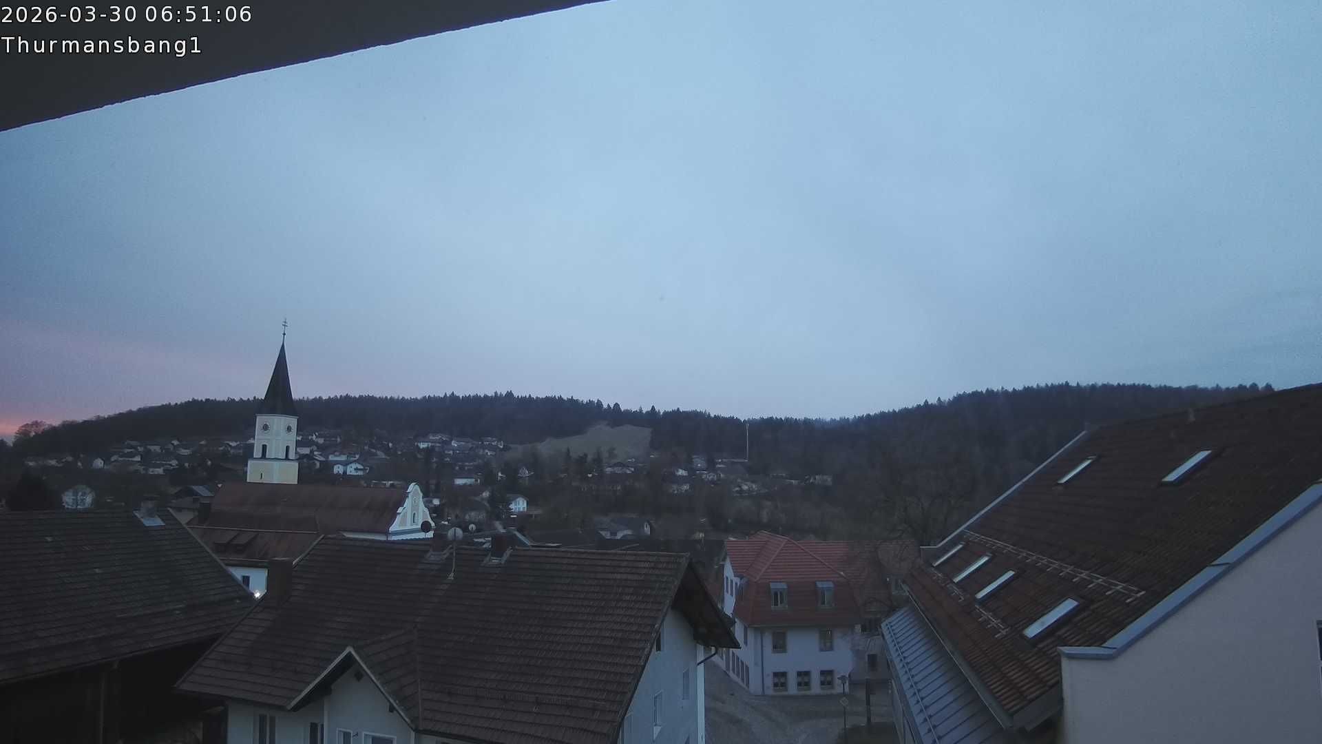 Archiv Foto Webcam Blick auf Thurmansbang im Bayerischen Wald