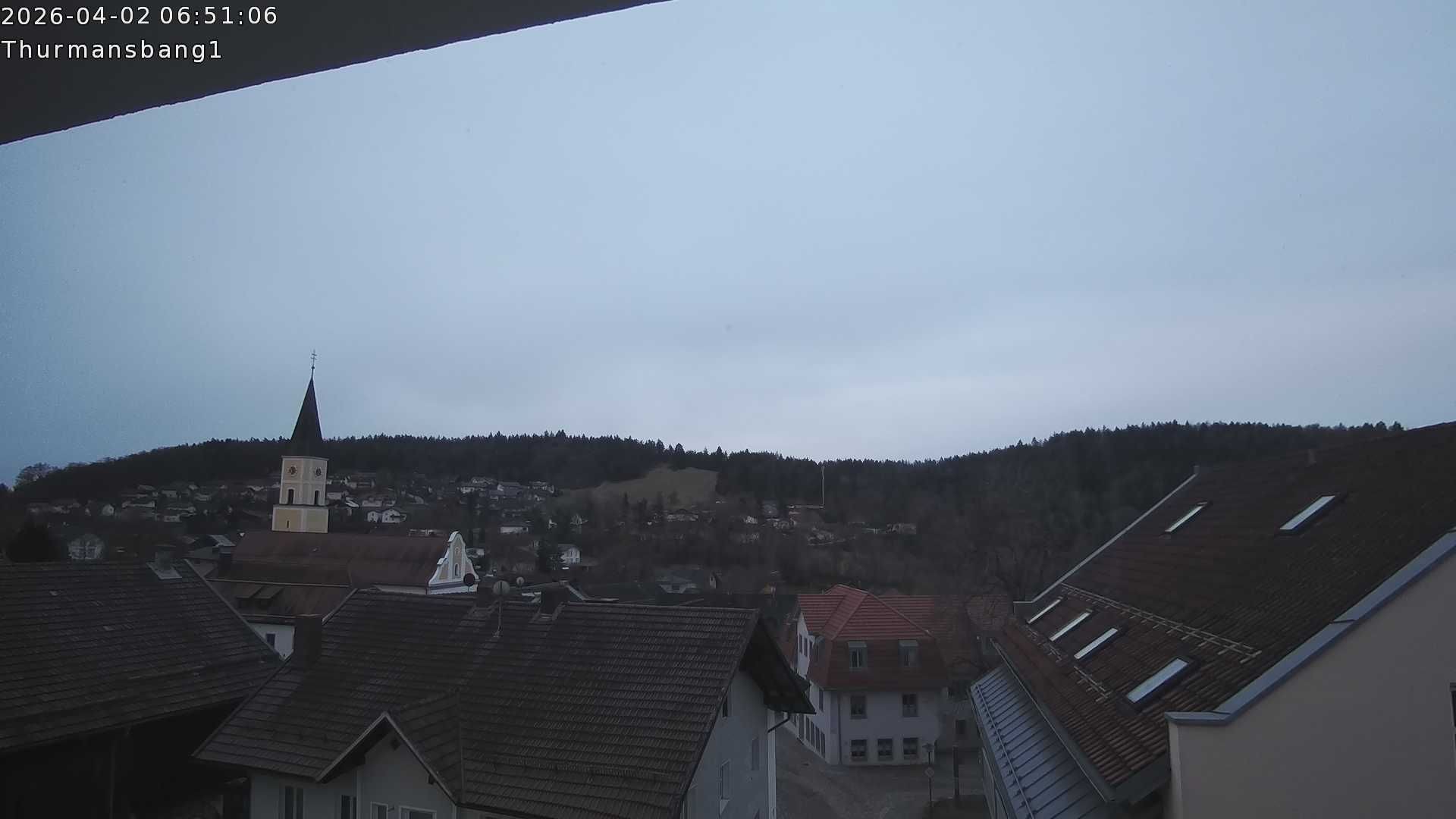 Archiv Foto Webcam Blick auf Thurmansbang im Bayerischen Wald