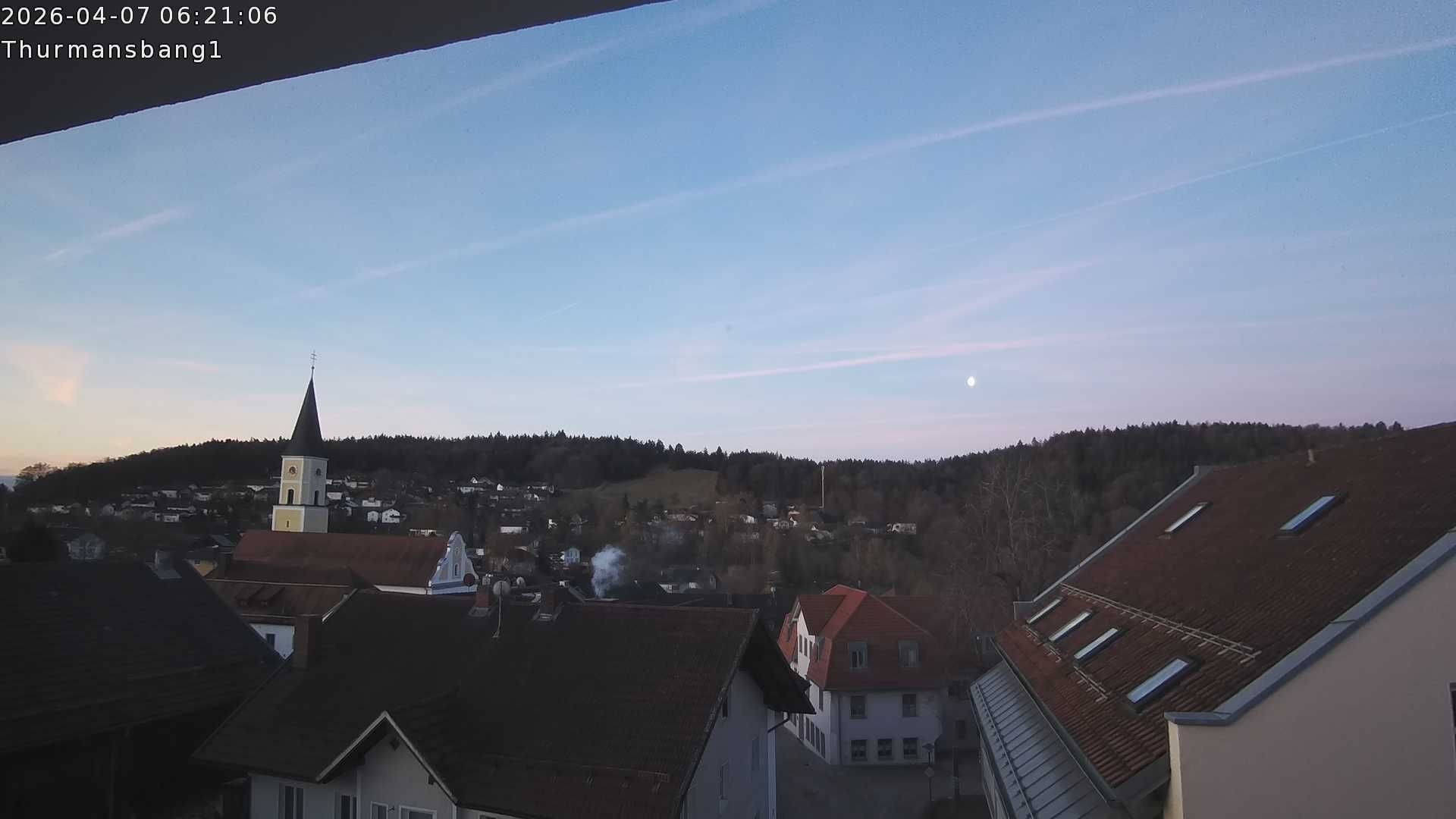 Archived image Webcam Thurmansbang village