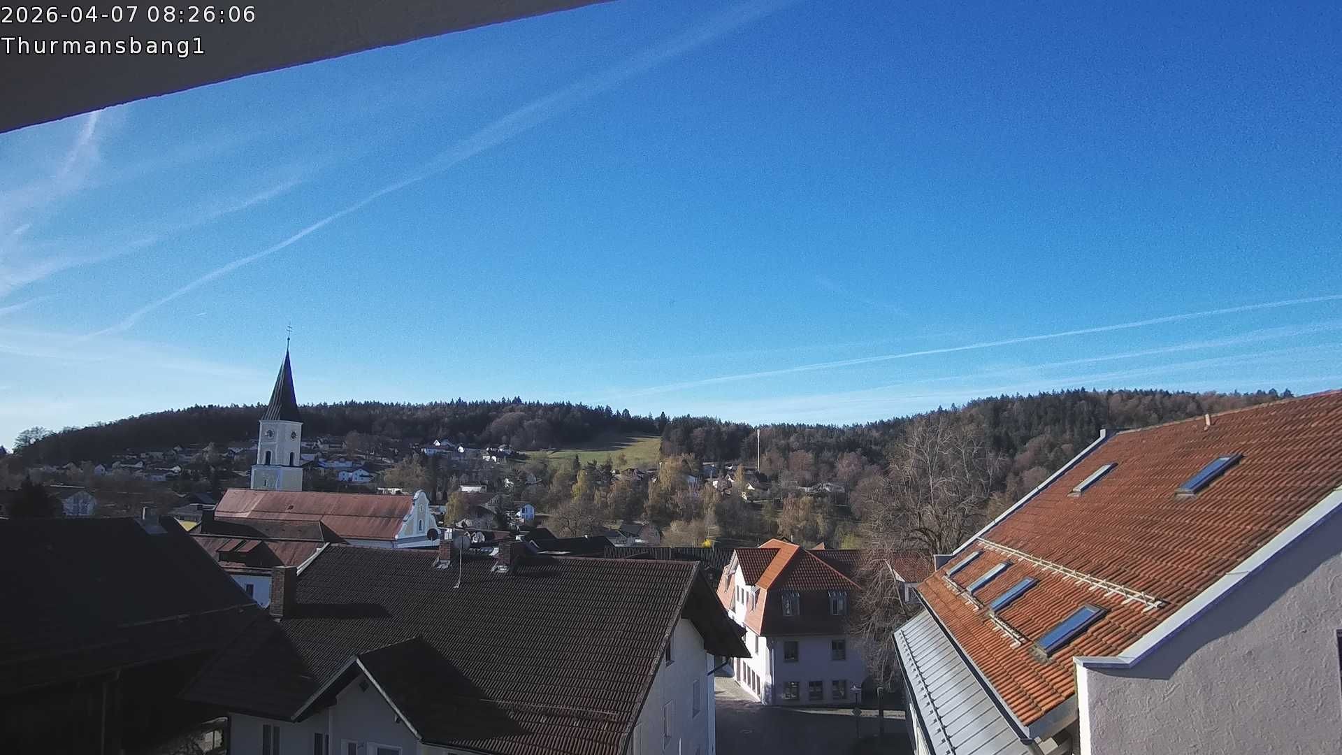 Archived image Webcam Thurmansbang village