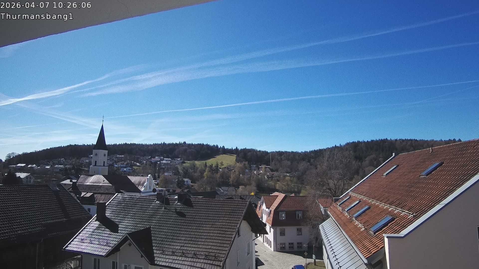 Archived image Webcam Thurmansbang village