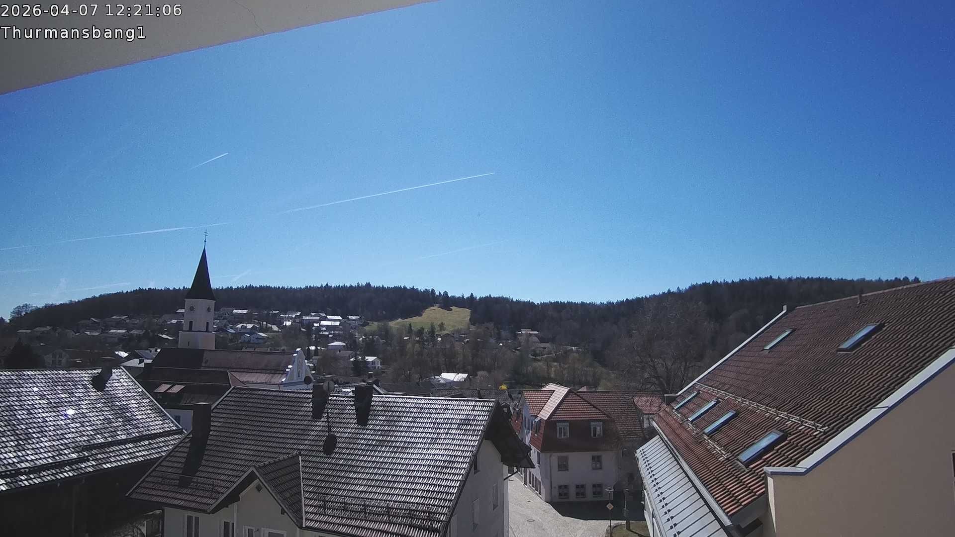 Archived image Webcam Thurmansbang village