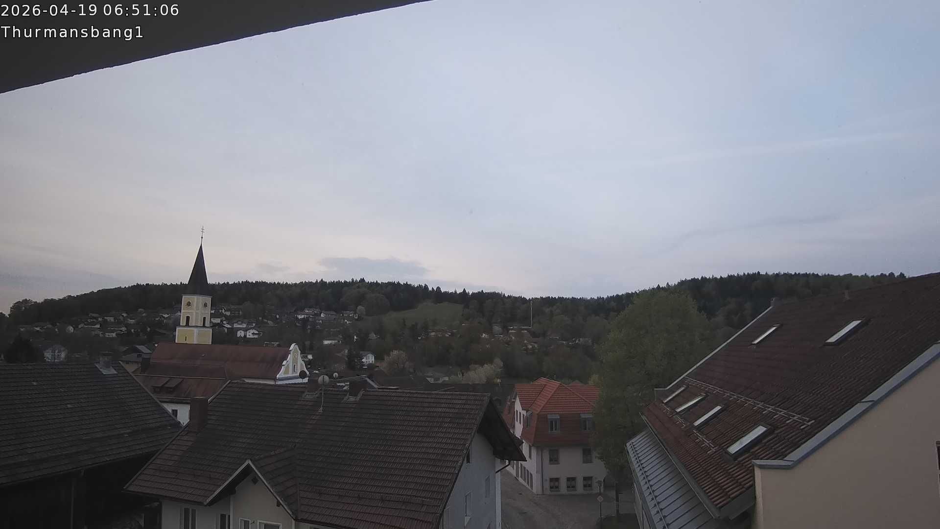Archiv Foto Webcam Blick auf Thurmansbang im Bayerischen Wald
