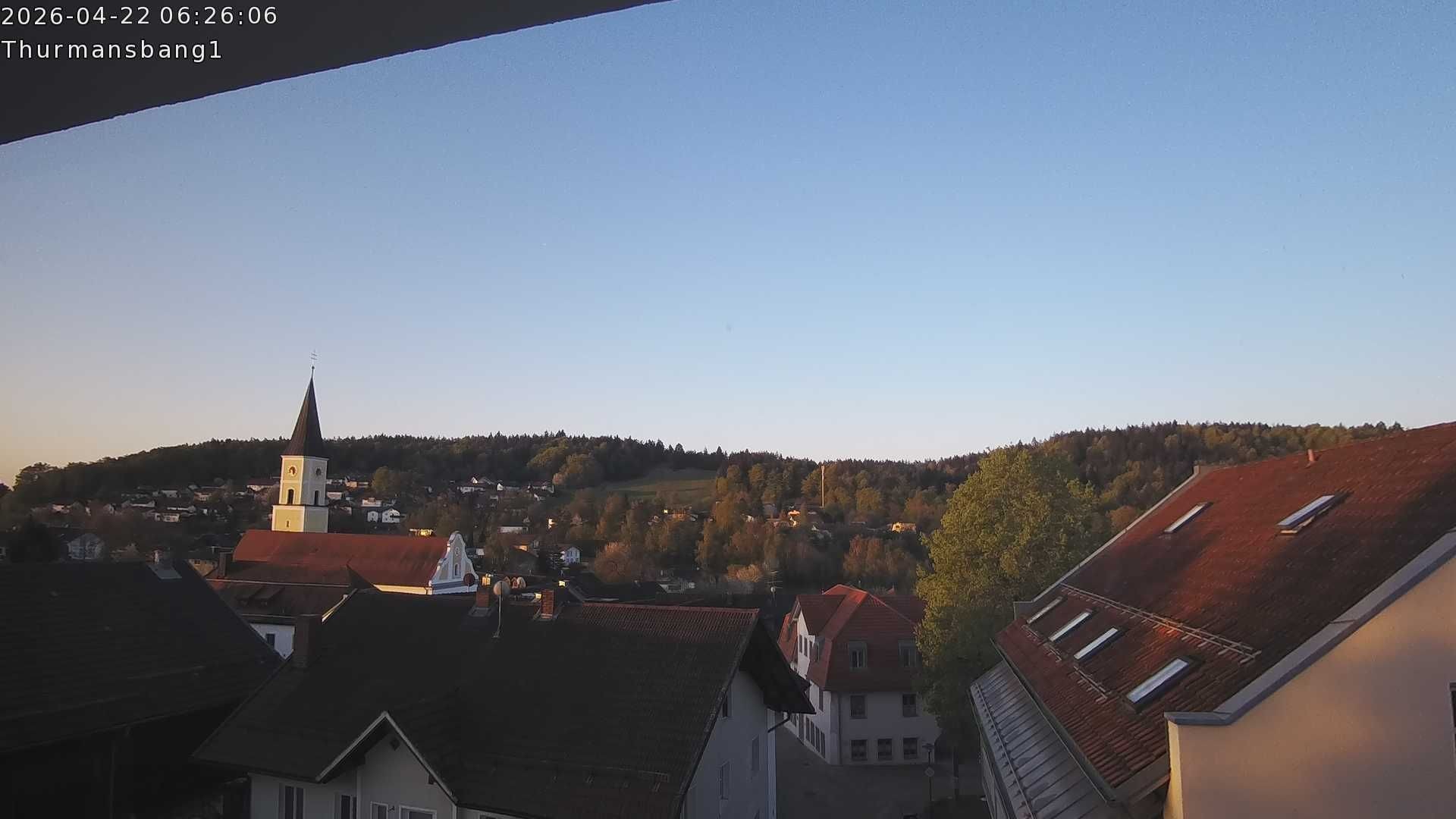 Archiv Foto Webcam Blick auf Thurmansbang im Bayerischen Wald