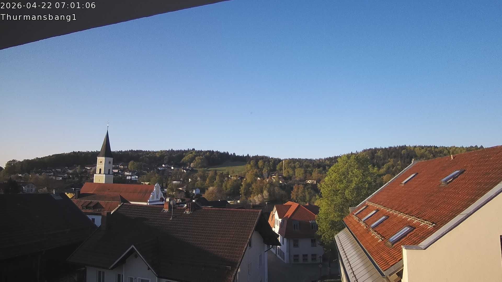 Archiv Foto Webcam Blick auf Thurmansbang im Bayerischen Wald