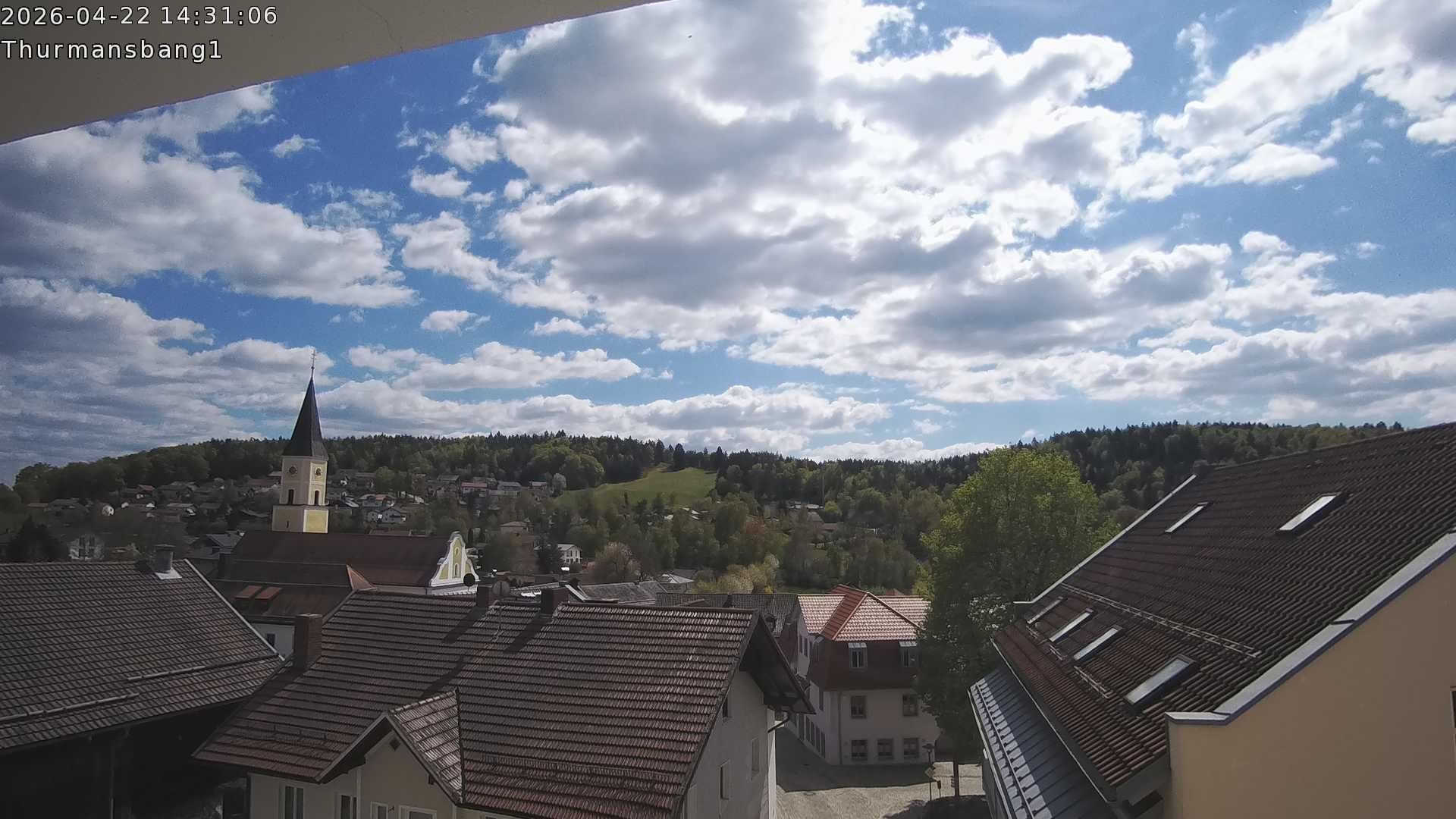 Archiv Foto Webcam Blick auf Thurmansbang im Bayerischen Wald