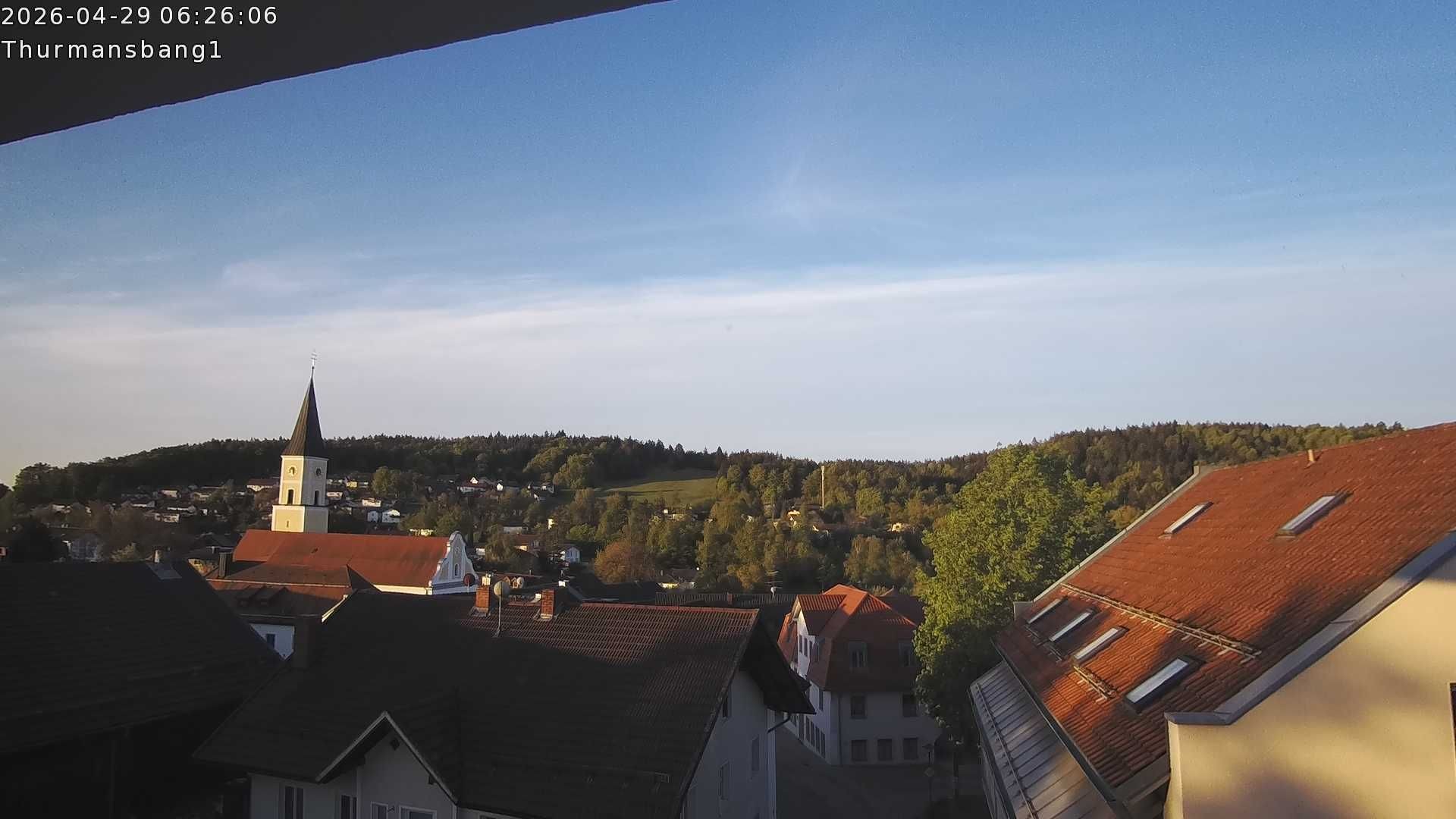 Archiv Foto Webcam Blick auf Thurmansbang im Bayerischen Wald