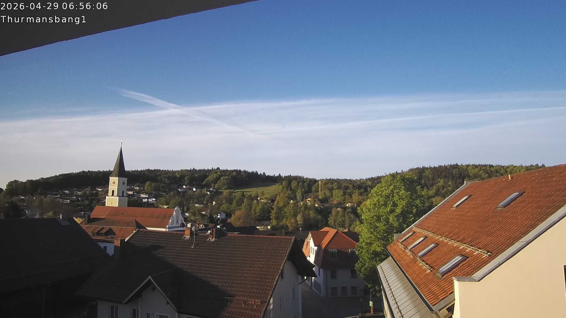 Archiv Foto Webcam Blick auf Thurmansbang im Bayerischen Wald