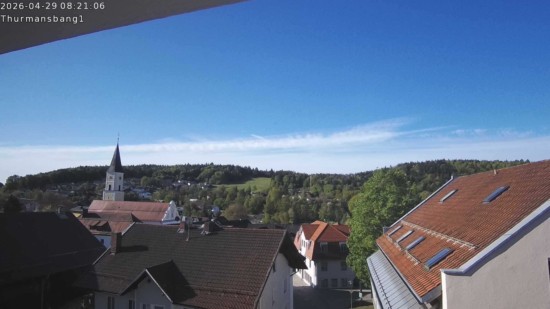 Archiv Foto Webcam Blick auf Thurmansbang im Bayerischen Wald