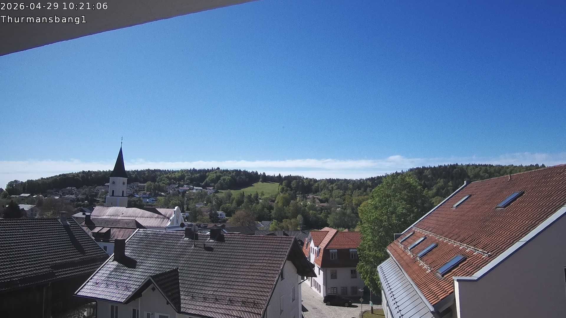 Archiv Foto Webcam Blick auf Thurmansbang im Bayerischen Wald