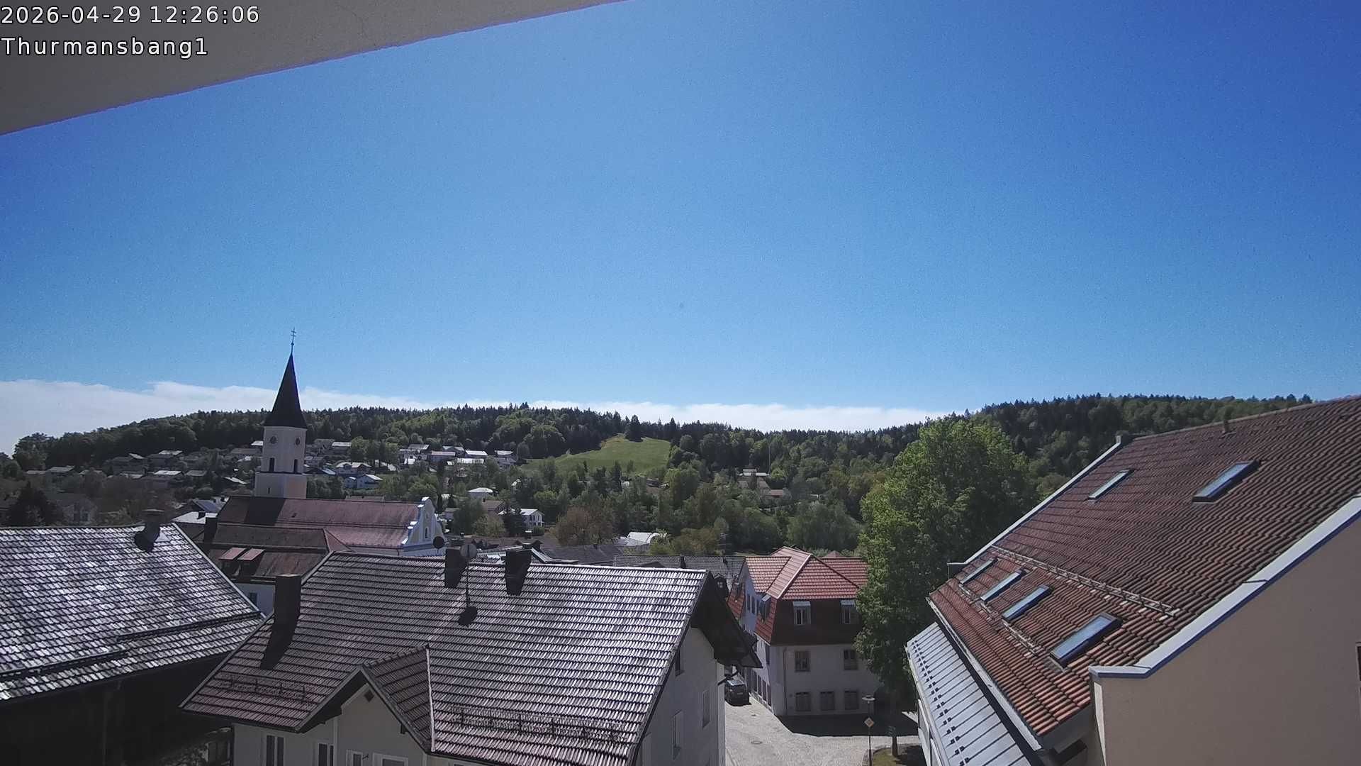 Archiv Foto Webcam Blick auf Thurmansbang im Bayerischen Wald