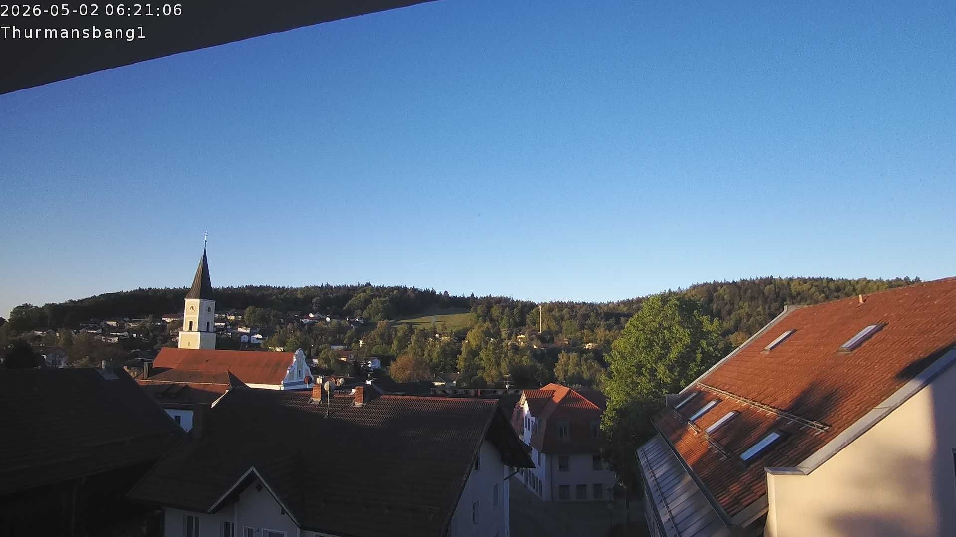 Archiv Foto Webcam Blick auf Thurmansbang im Bayerischen Wald
