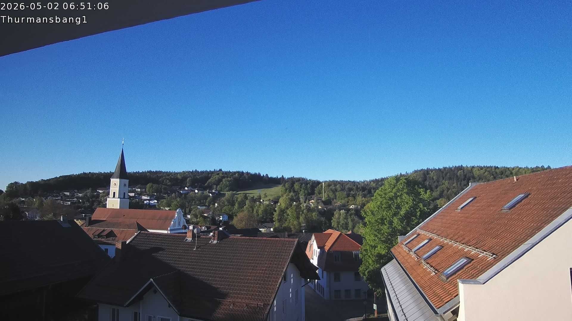 Archiv Foto Webcam Blick auf Thurmansbang im Bayerischen Wald