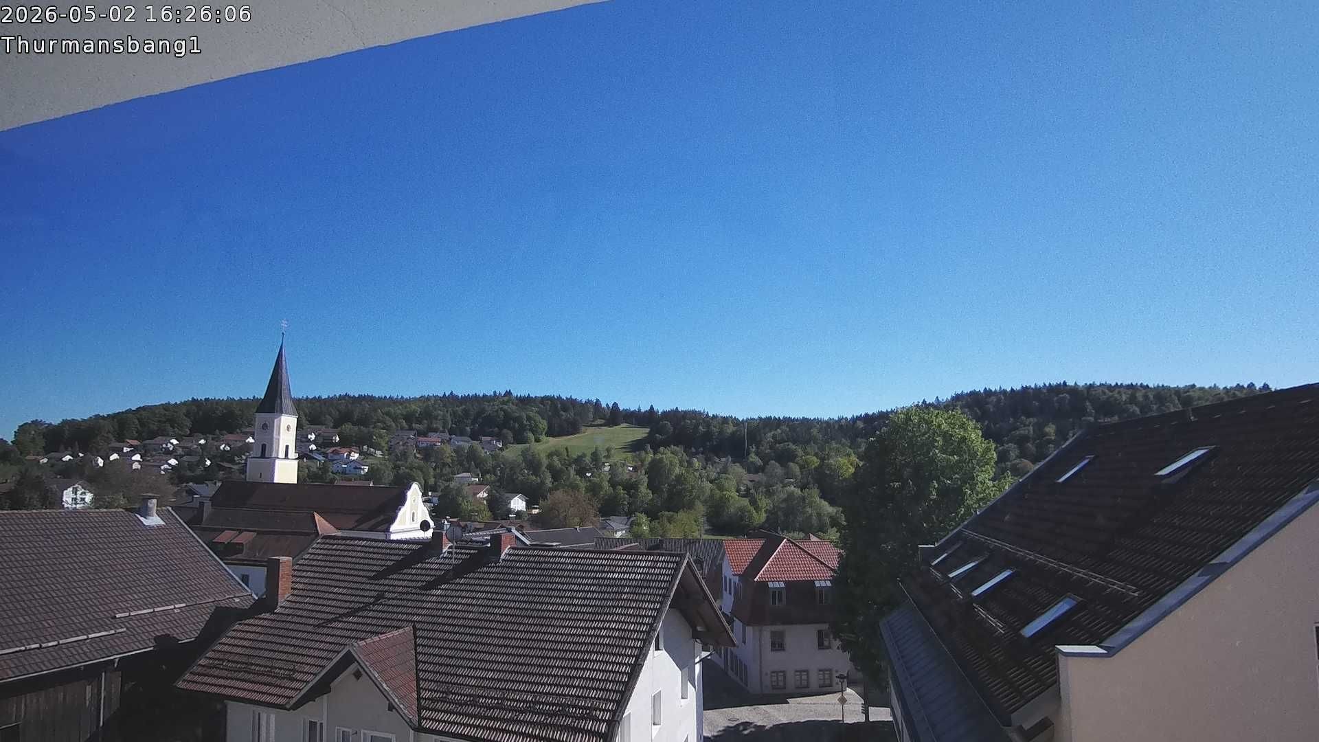 Archived image Webcam Thurmansbang village