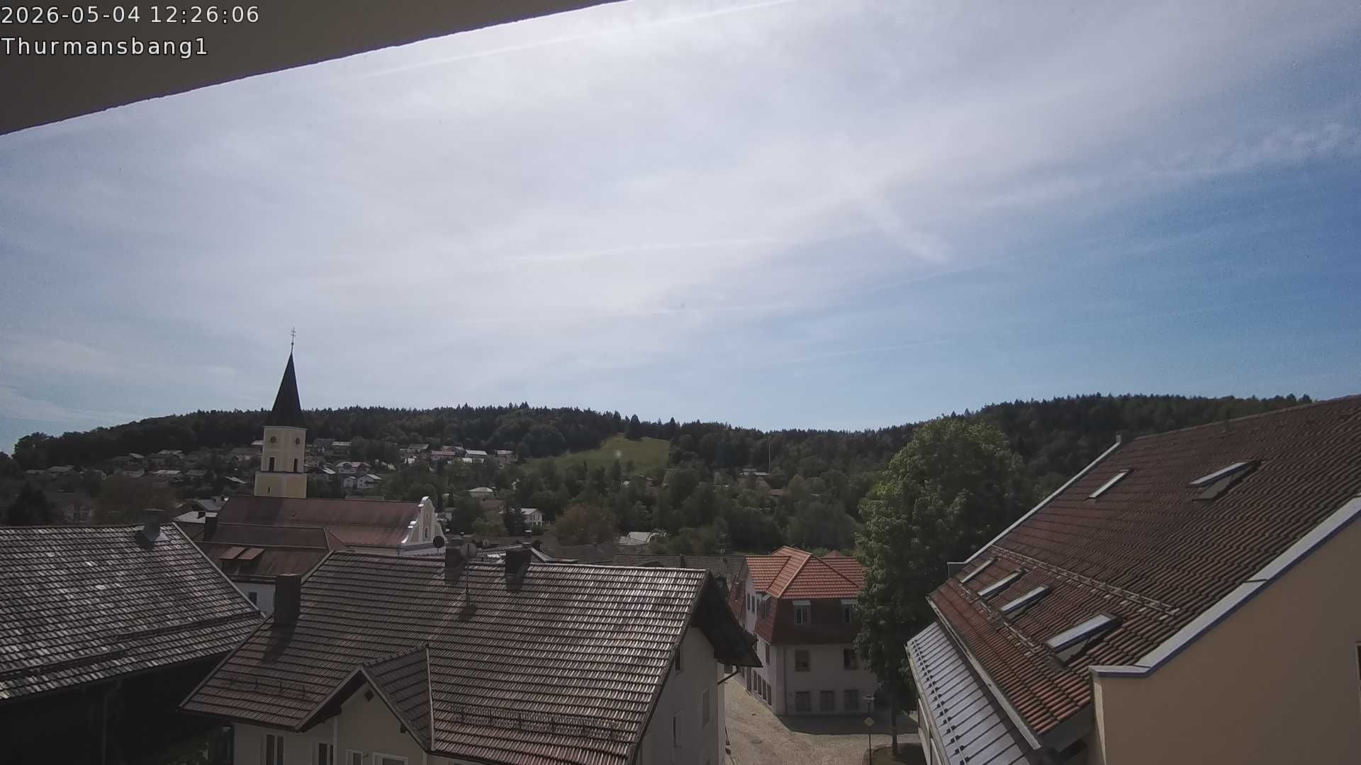 Archiv Foto Webcam Blick auf Thurmansbang im Bayerischen Wald