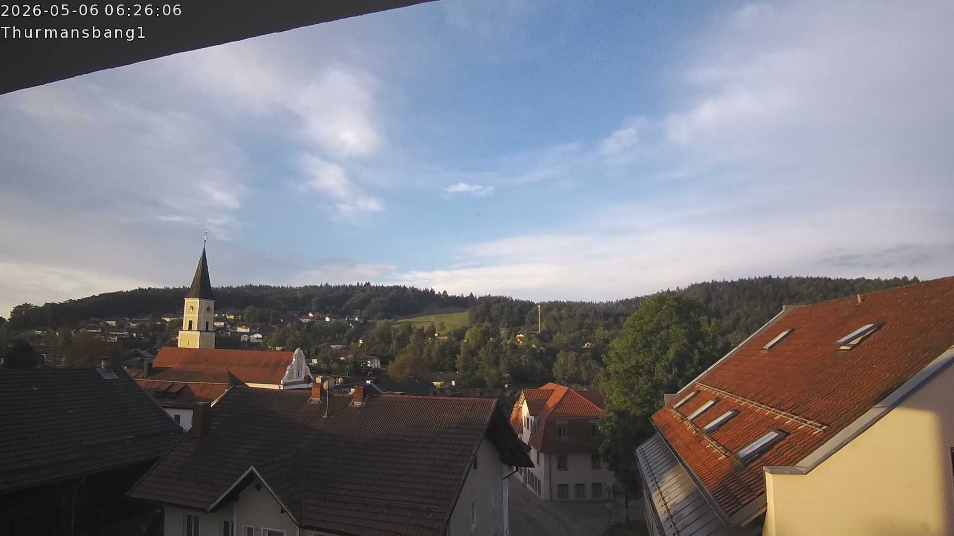 Archiv Foto Webcam Blick auf Thurmansbang im Bayerischen Wald