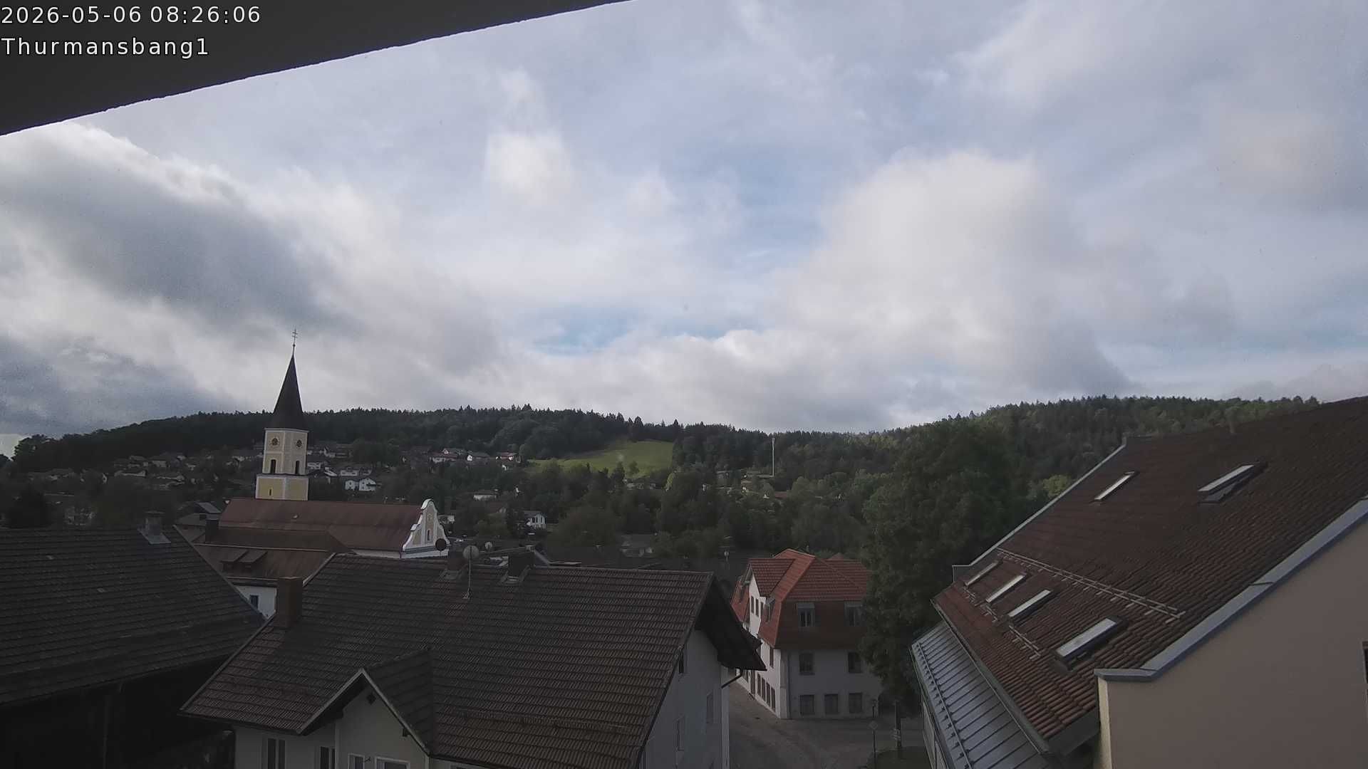 Archived image Webcam Thurmansbang village