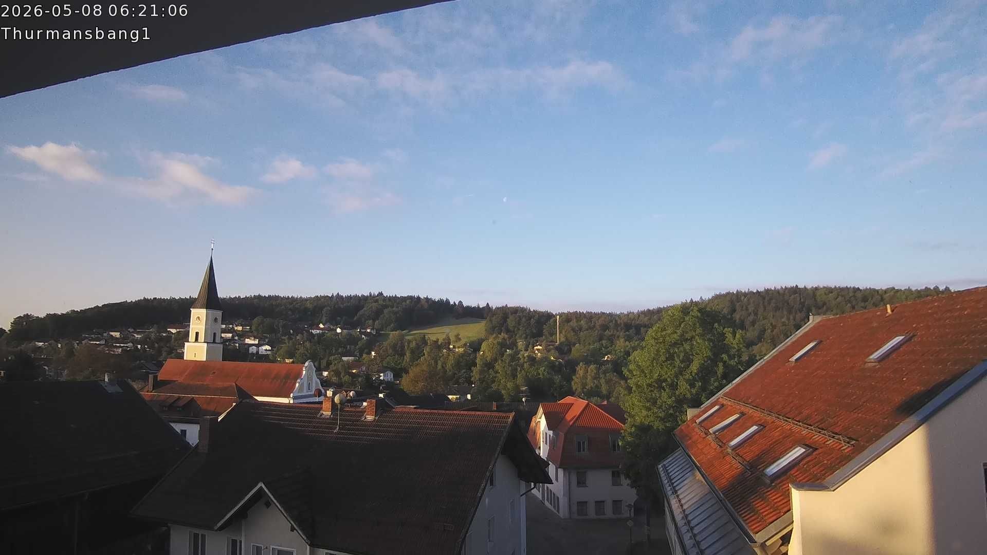 Archiv Foto Webcam Blick auf Thurmansbang im Bayerischen Wald