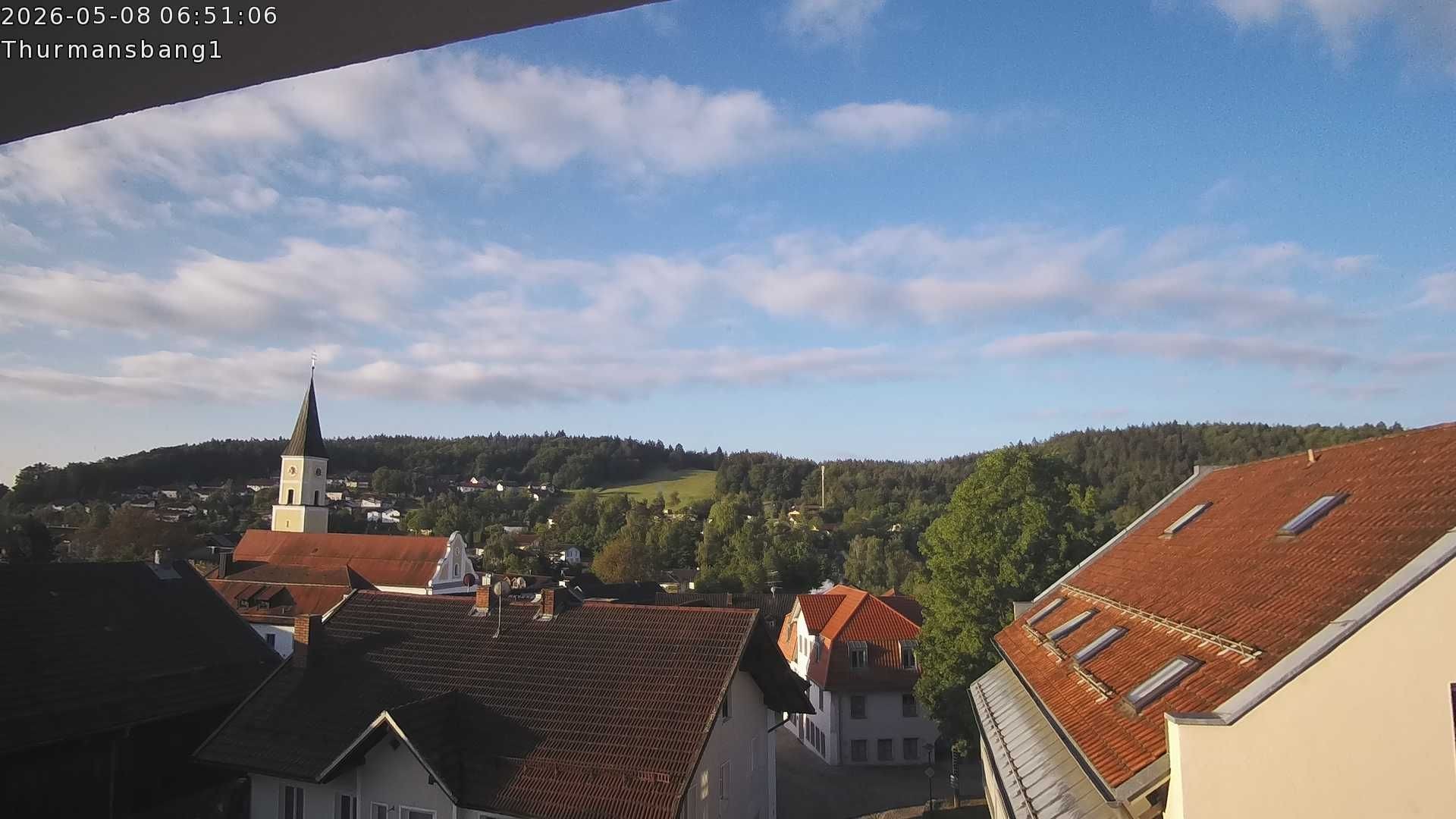 Archiv Foto Webcam Blick auf Thurmansbang im Bayerischen Wald