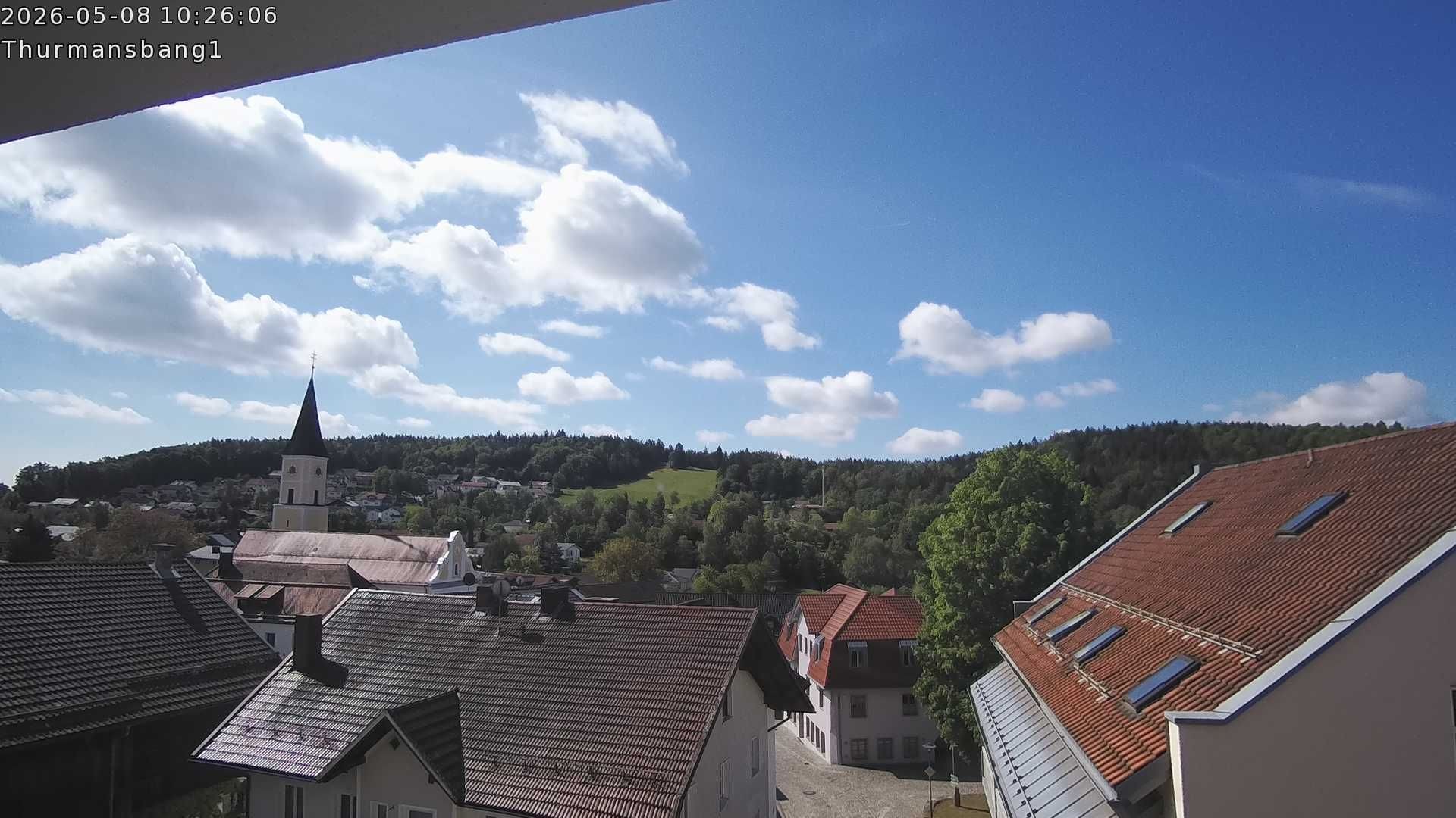 Archiv Foto Webcam Blick auf Thurmansbang im Bayerischen Wald