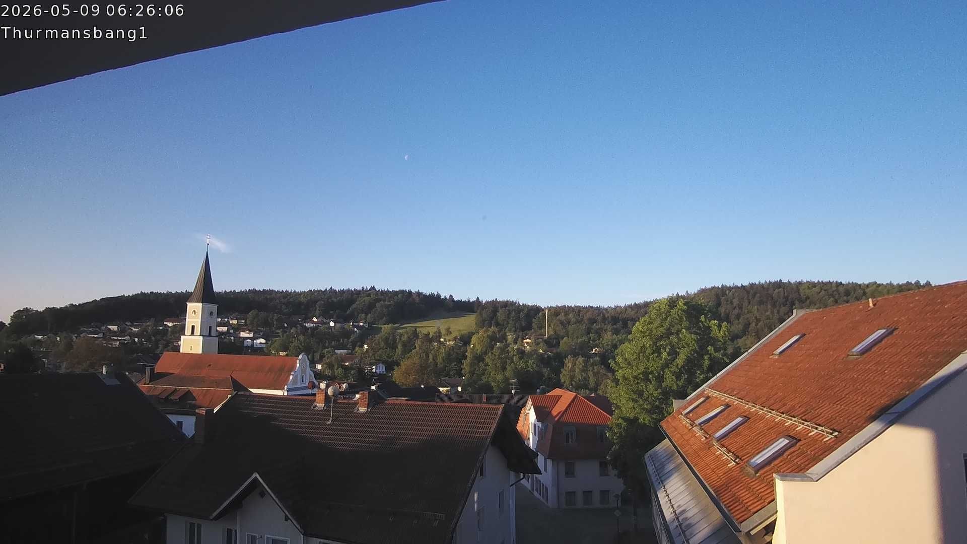 Archiv Foto Webcam Blick auf Thurmansbang im Bayerischen Wald
