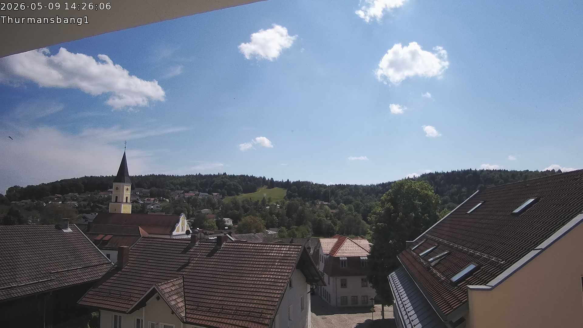 Archiv Foto Webcam Blick auf Thurmansbang im Bayerischen Wald