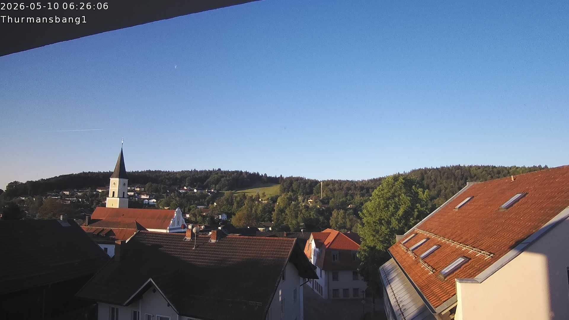 Archived image Webcam Thurmansbang village