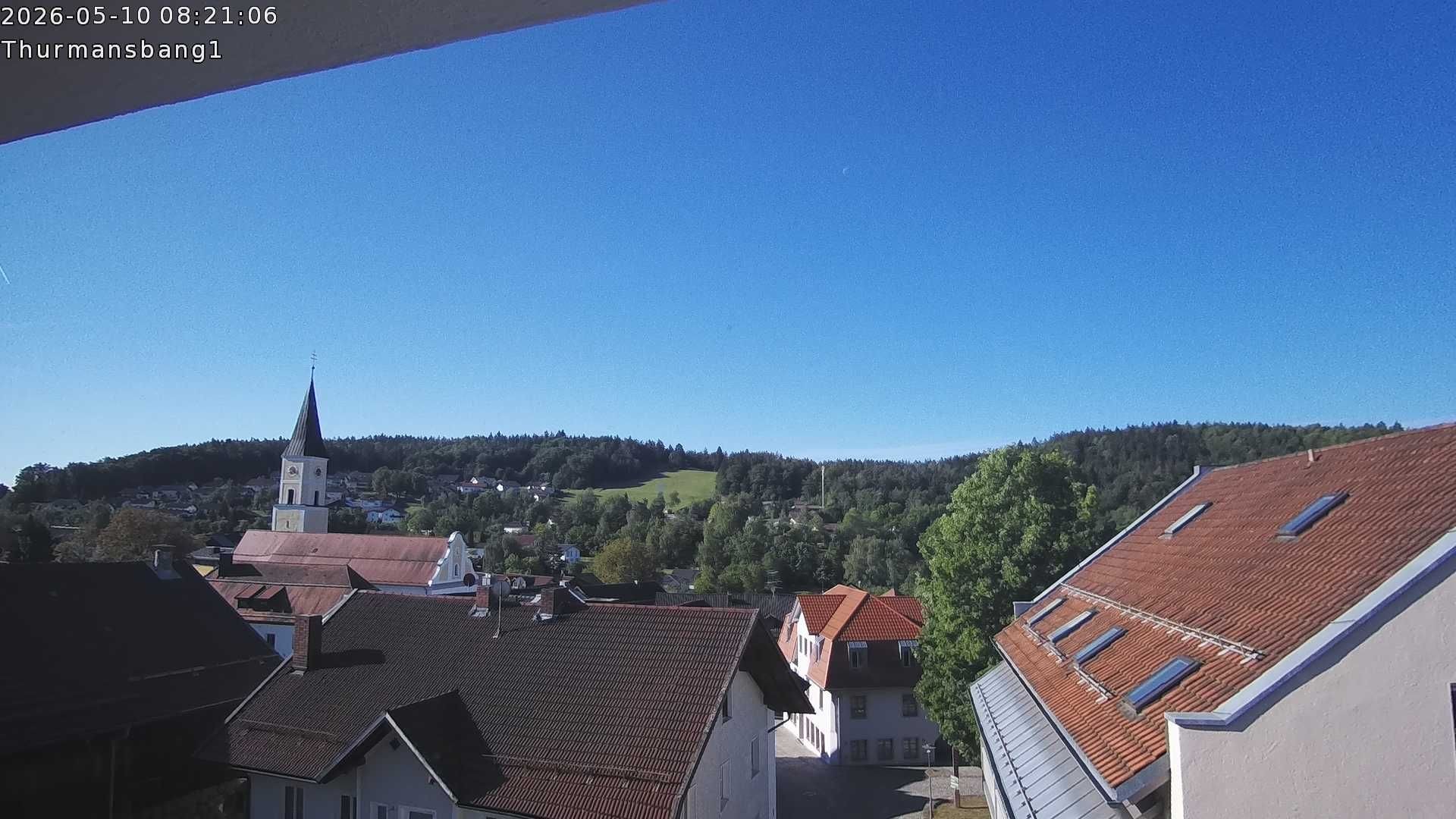 Archived image Webcam Thurmansbang village
