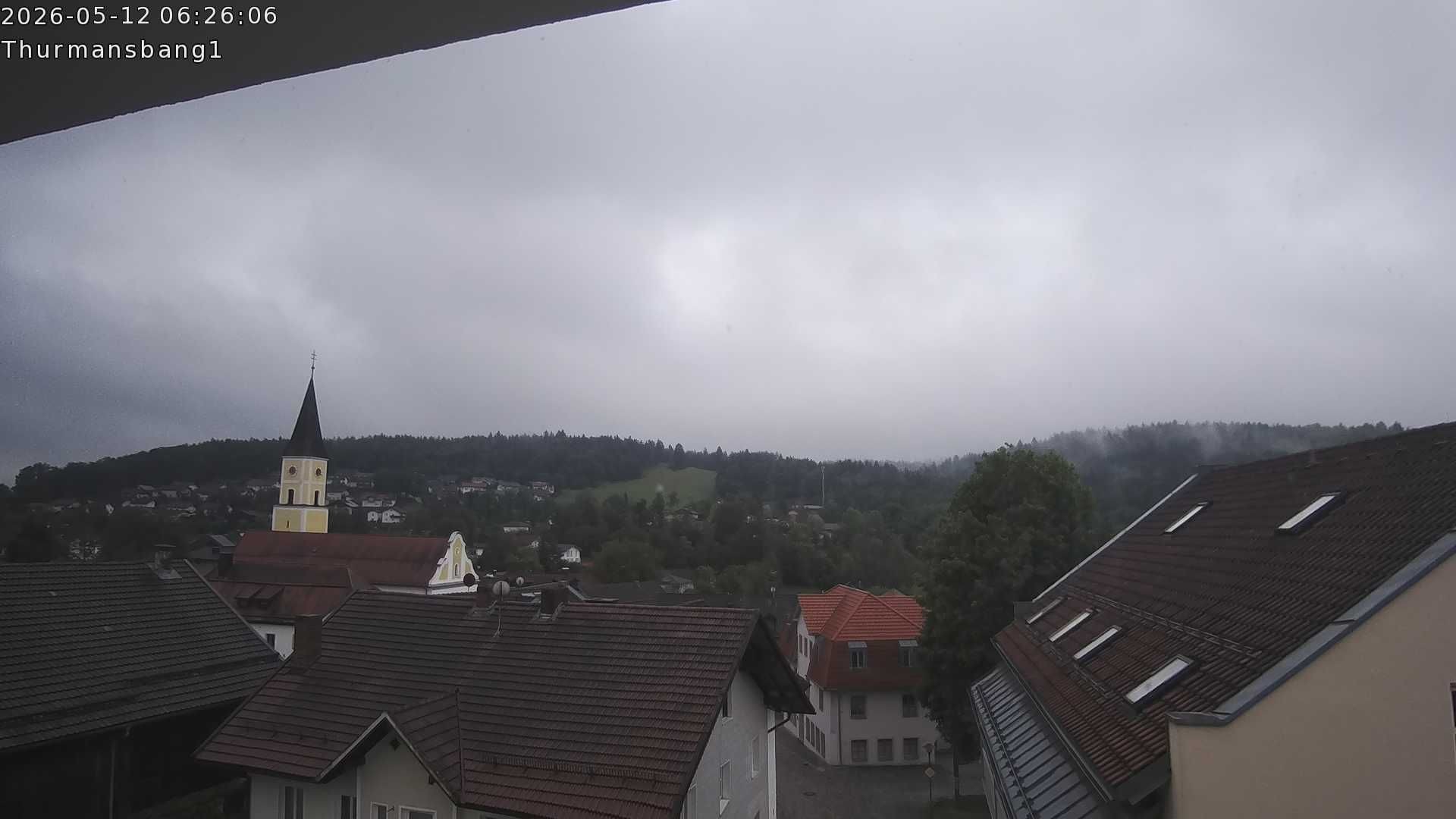 Archiv Foto Webcam Blick auf Thurmansbang im Bayerischen Wald