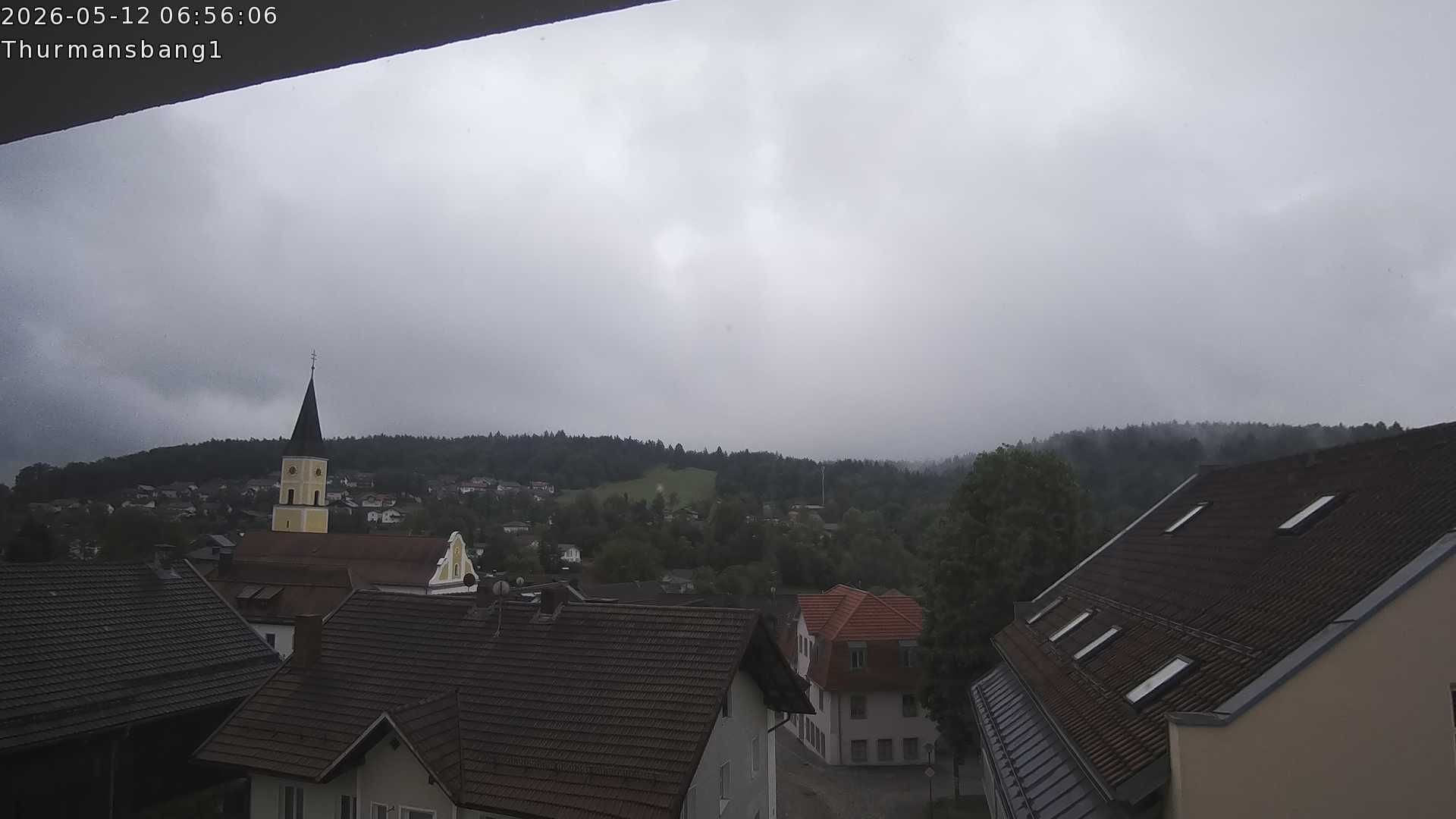 Archiv Foto Webcam Blick auf Thurmansbang im Bayerischen Wald