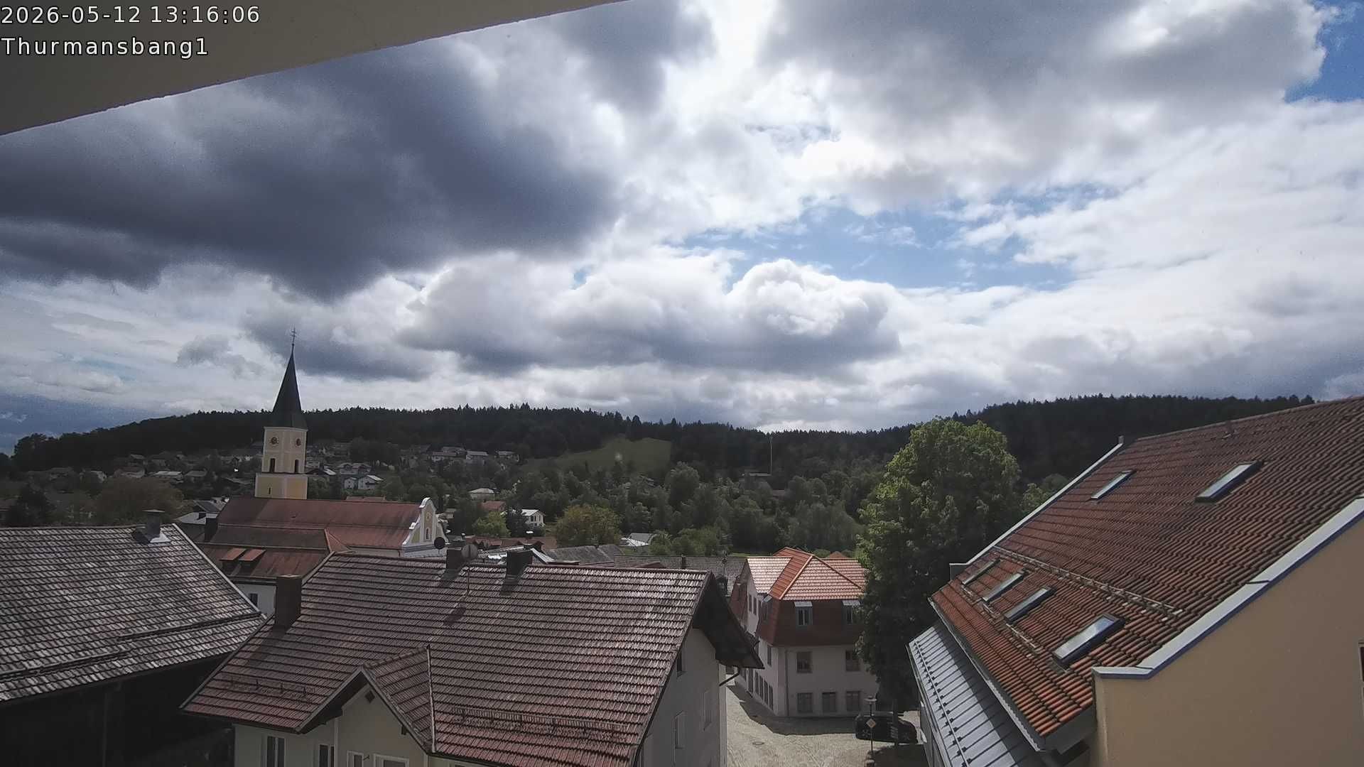 Archiv Foto Webcam Blick auf Thurmansbang im Bayerischen Wald