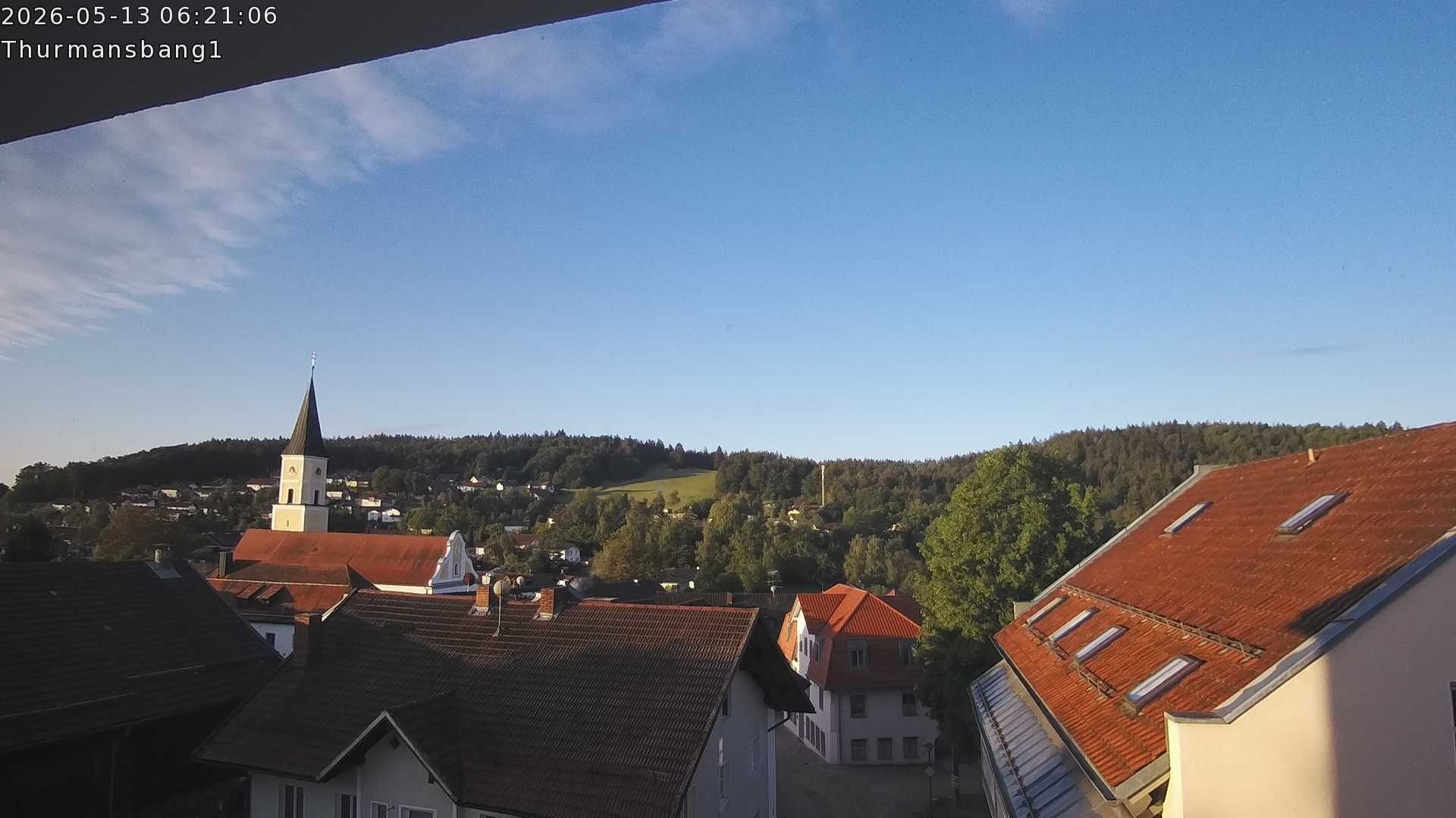 Archiv Foto Webcam Blick auf Thurmansbang im Bayerischen Wald