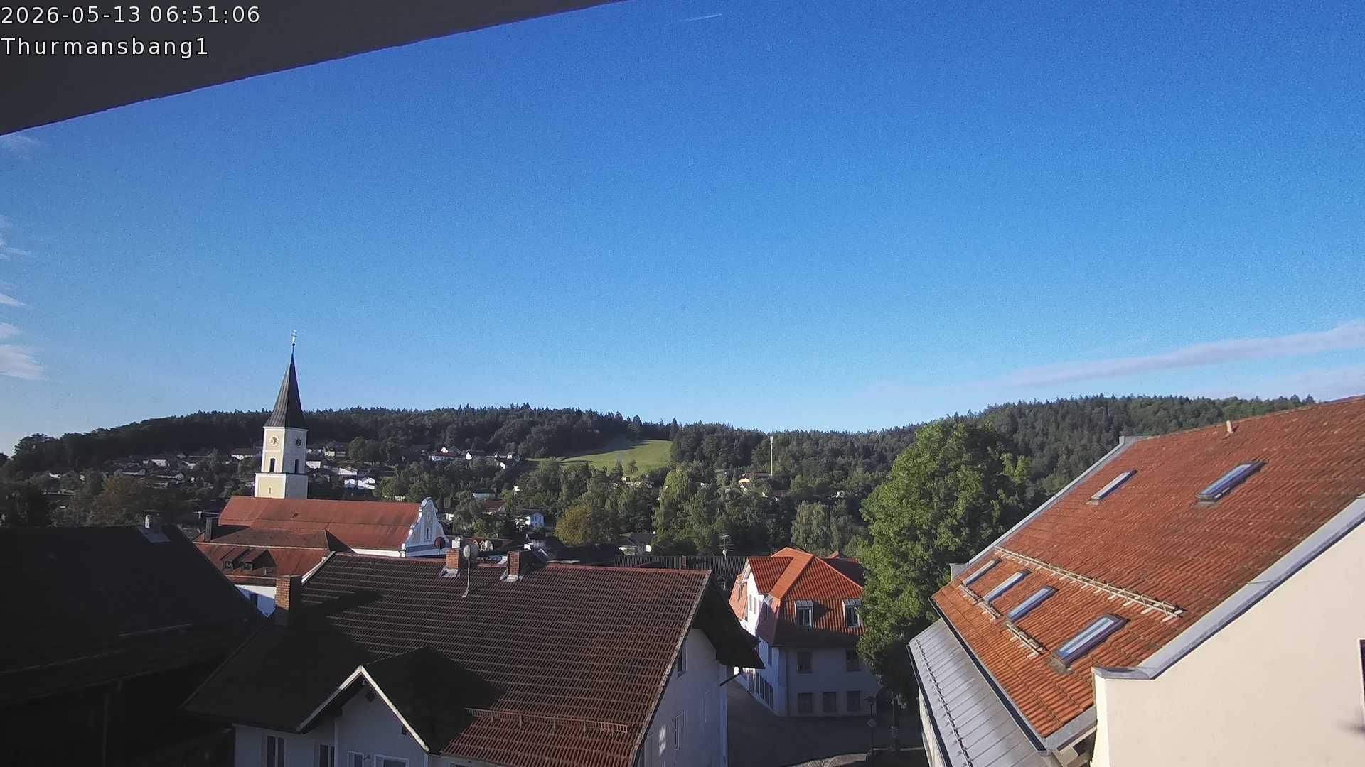 Archiv Foto Webcam Blick auf Thurmansbang im Bayerischen Wald