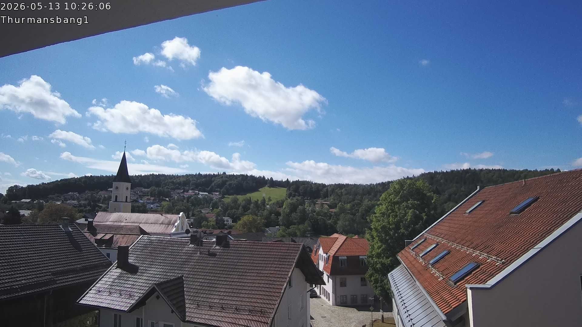Archiv Foto Webcam Blick auf Thurmansbang im Bayerischen Wald