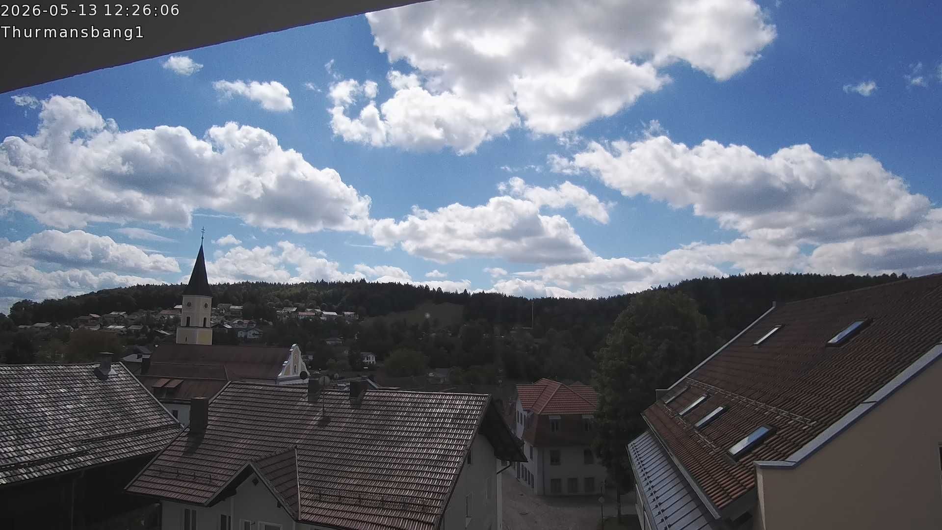 Archiv Foto Webcam Blick auf Thurmansbang im Bayerischen Wald