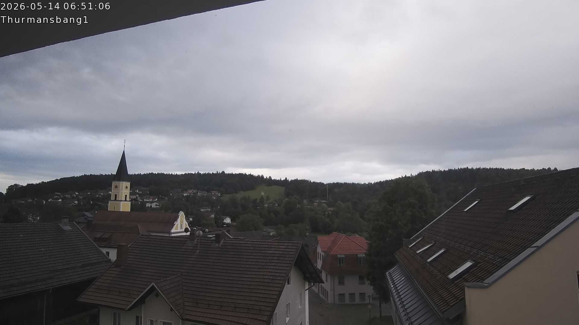 Archiv Foto Webcam Blick auf Thurmansbang im Bayerischen Wald