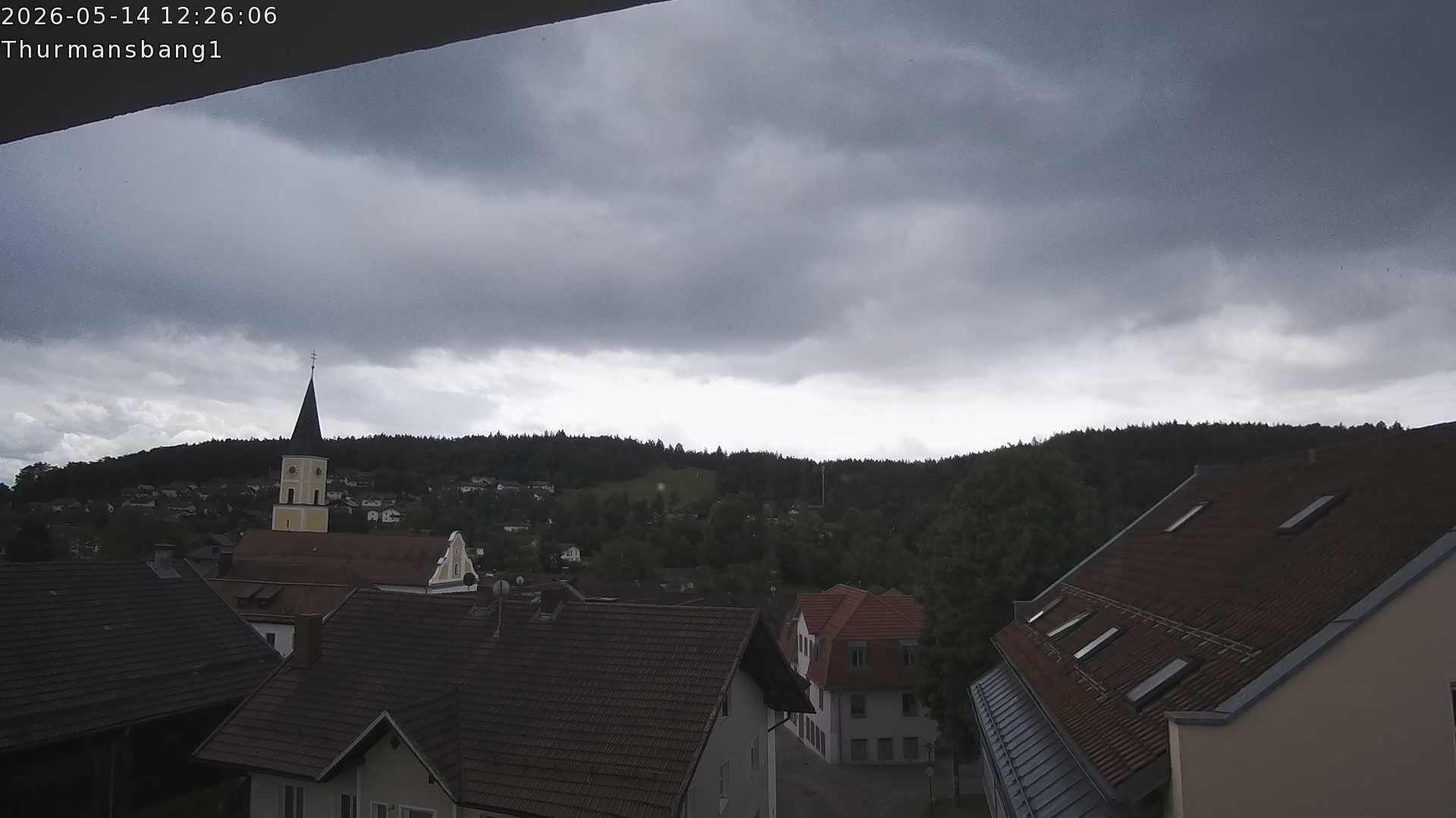 Archiv Foto Webcam Blick auf Thurmansbang im Bayerischen Wald