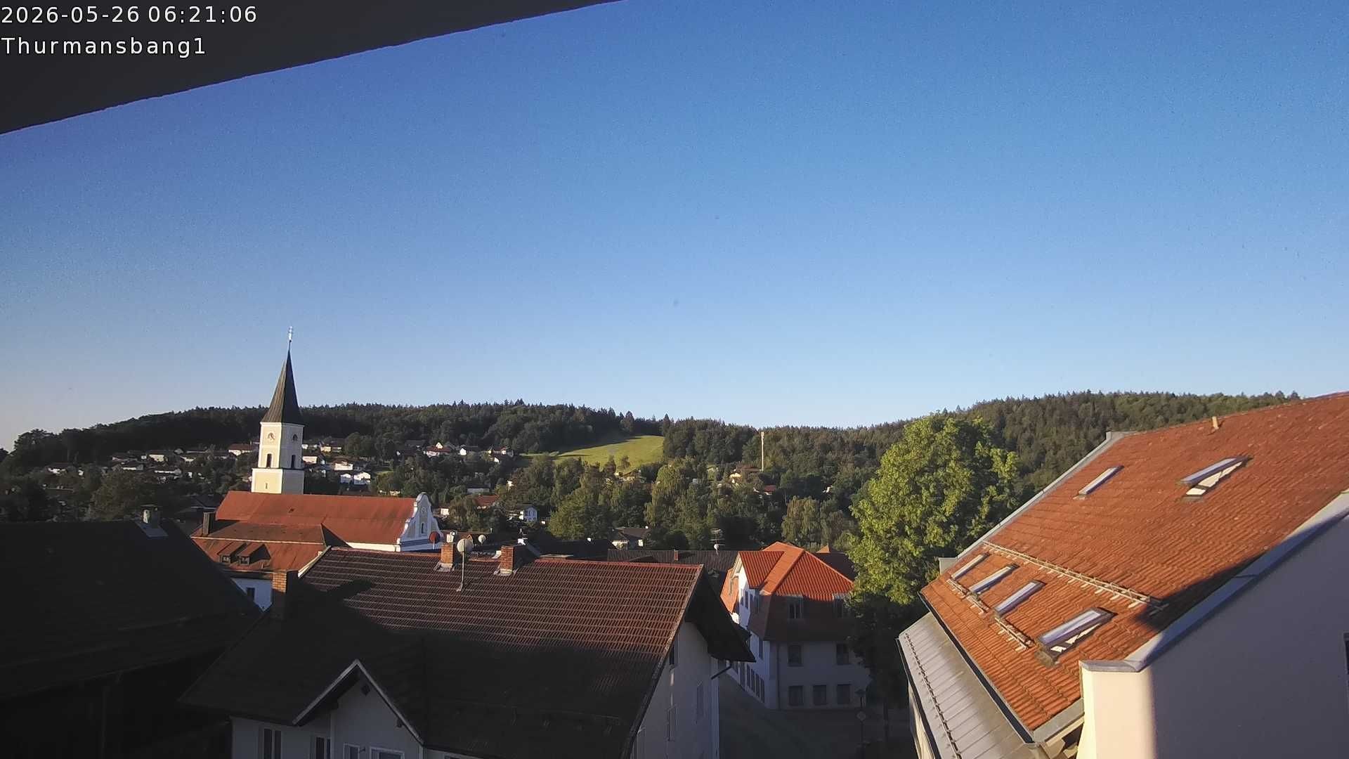 Archiv Foto Webcam Blick auf Thurmansbang im Bayerischen Wald