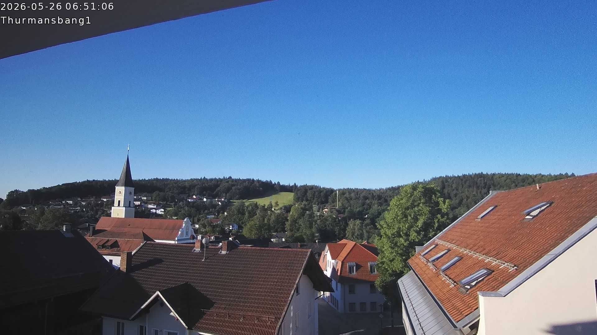 Archiv Foto Webcam Blick auf Thurmansbang im Bayerischen Wald