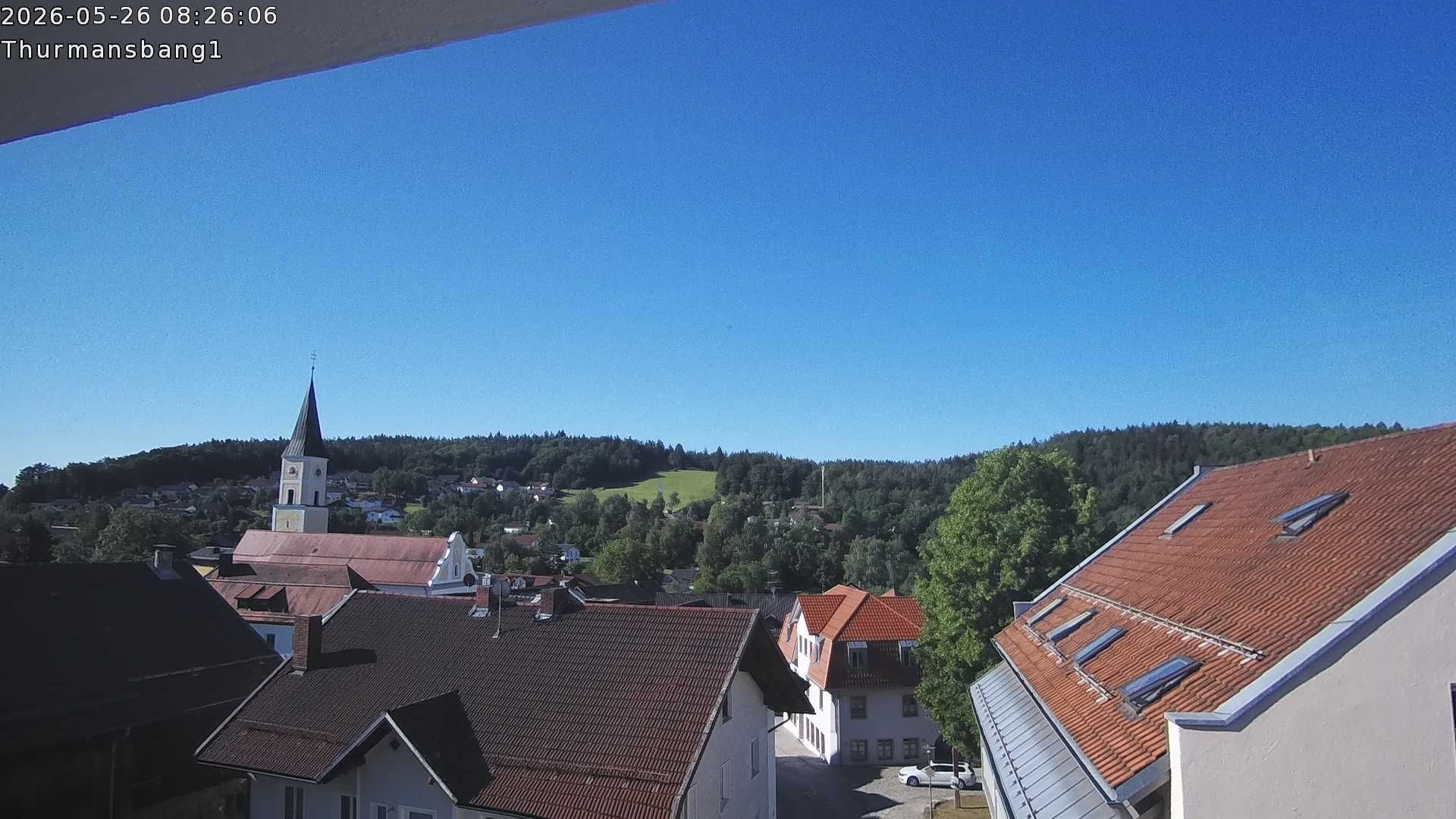 Archiv Foto Webcam Blick auf Thurmansbang im Bayerischen Wald