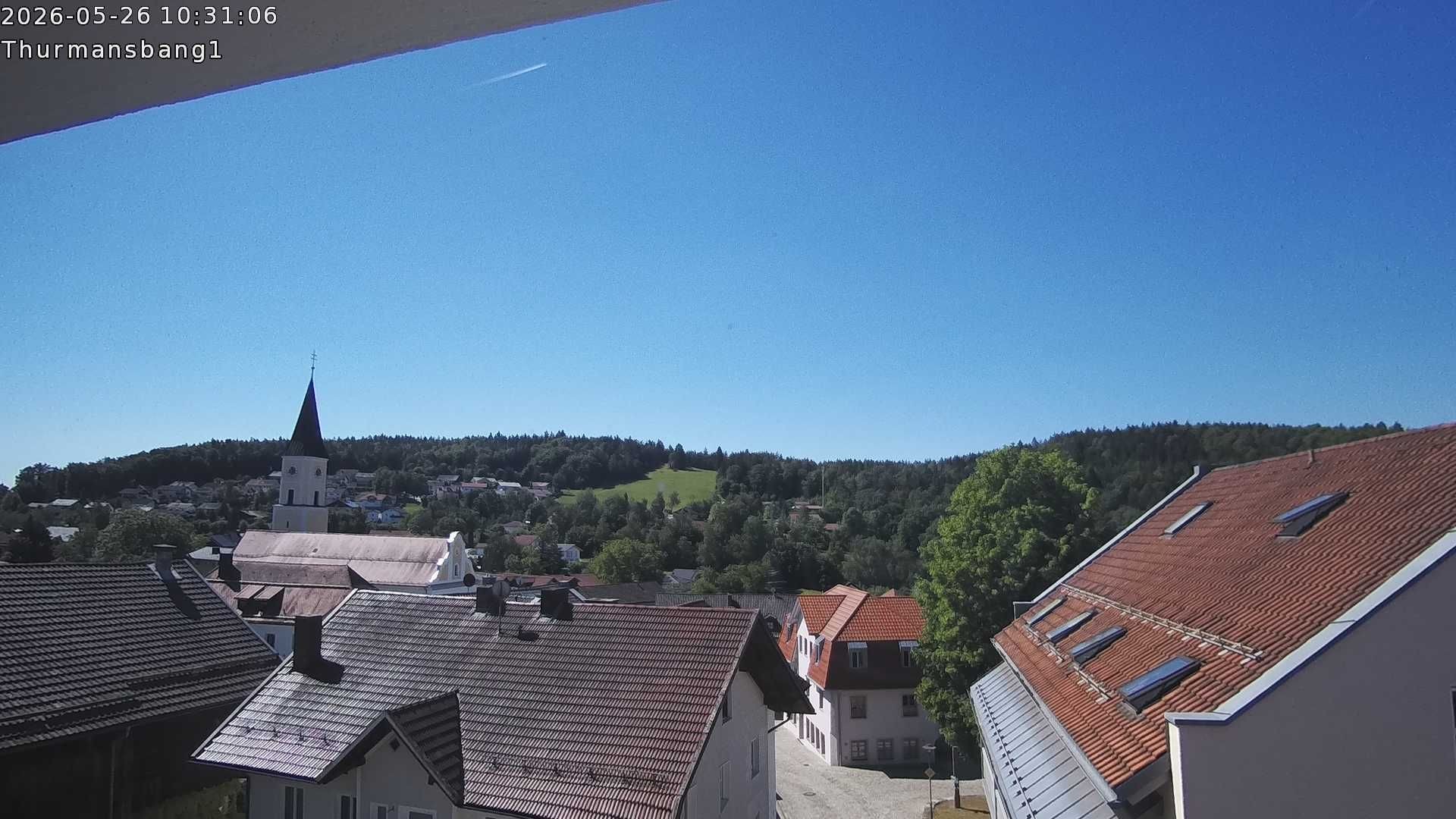 Archiv Foto Webcam Blick auf Thurmansbang im Bayerischen Wald
