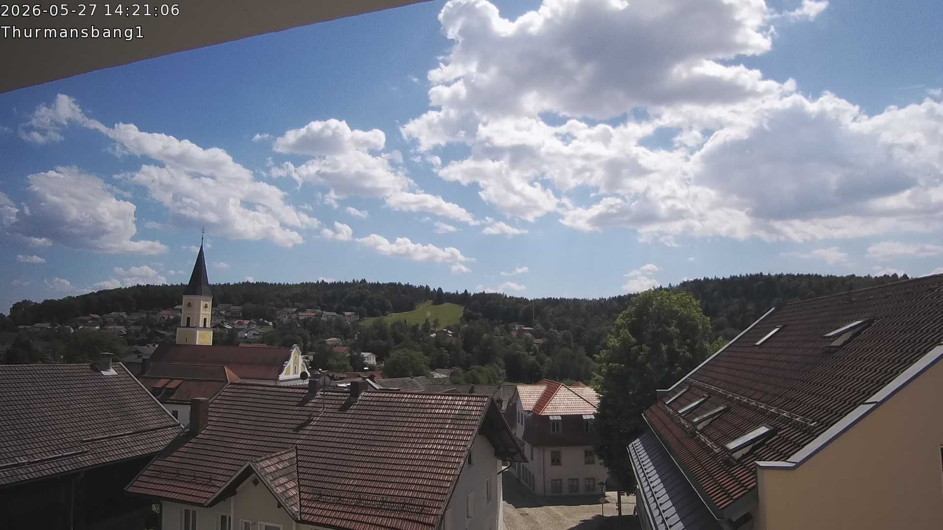 Archiv Foto Webcam Blick auf Thurmansbang im Bayerischen Wald