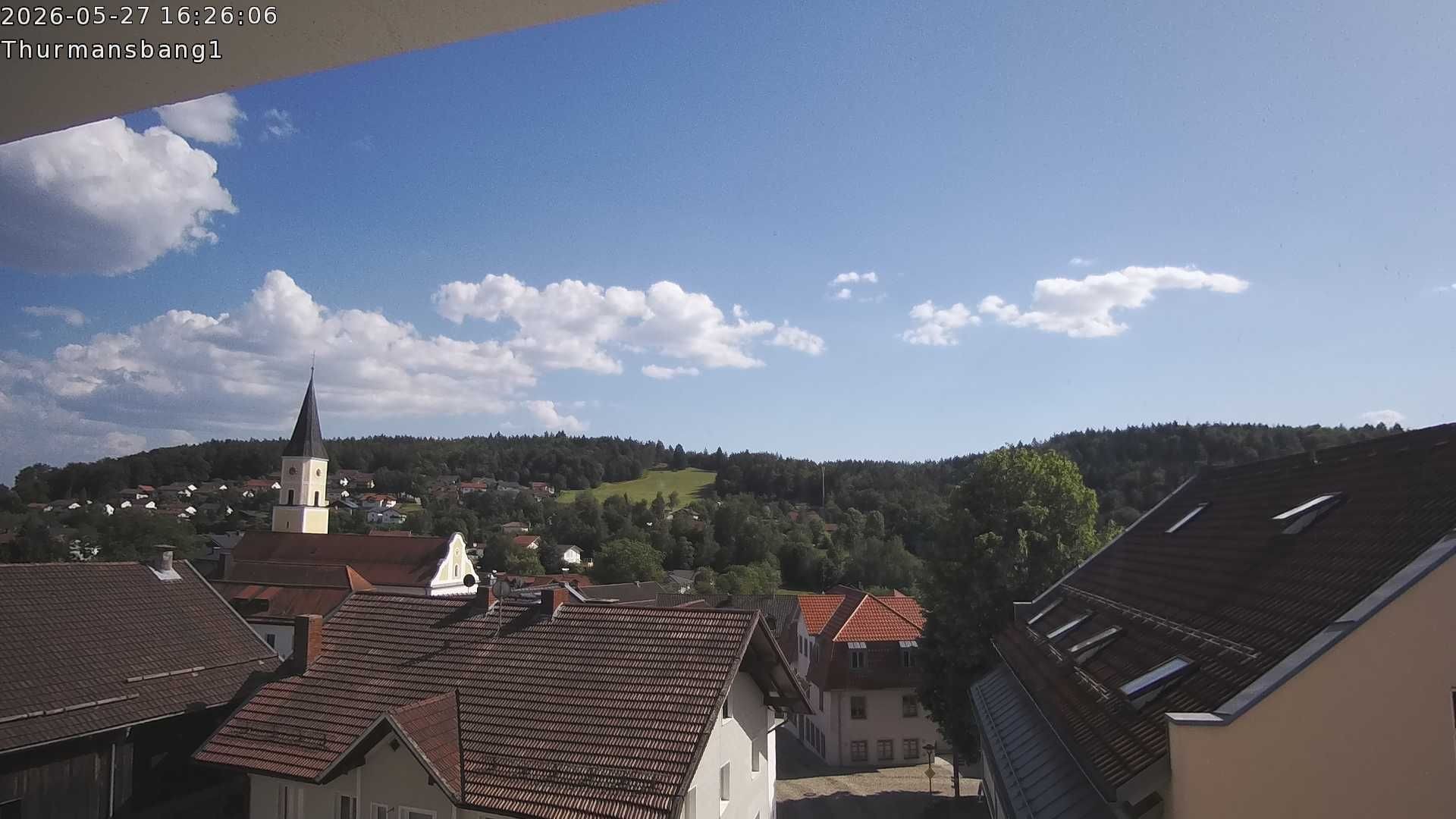 Archiv Foto Webcam Blick auf Thurmansbang im Bayerischen Wald